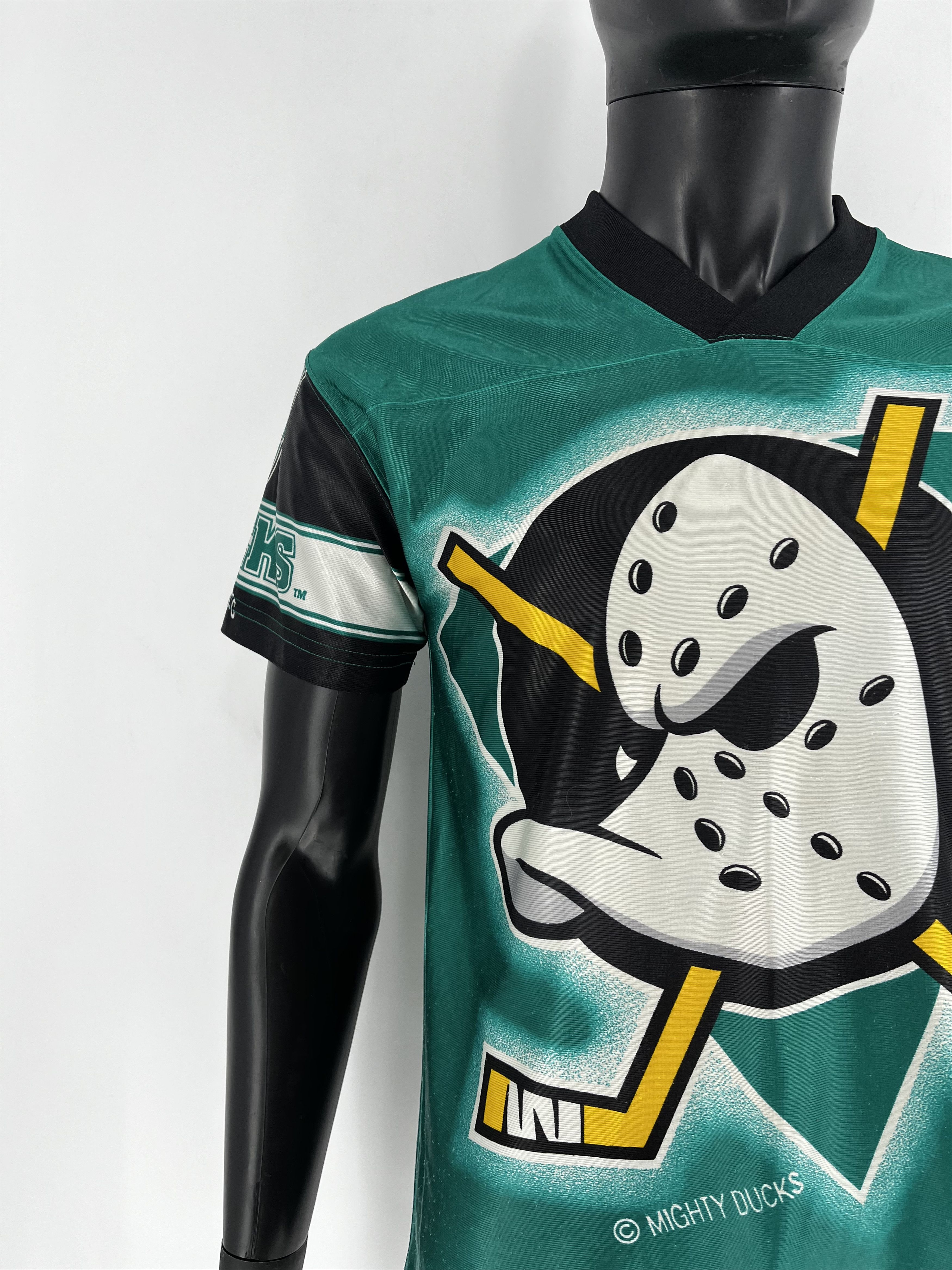 NHL × Nutmeg × Vintage Vintage Mighty Ducks Anaheim Nutmeg Jersey NHL Size US S / EU 44-46 / 1 - 6 Thumbnail