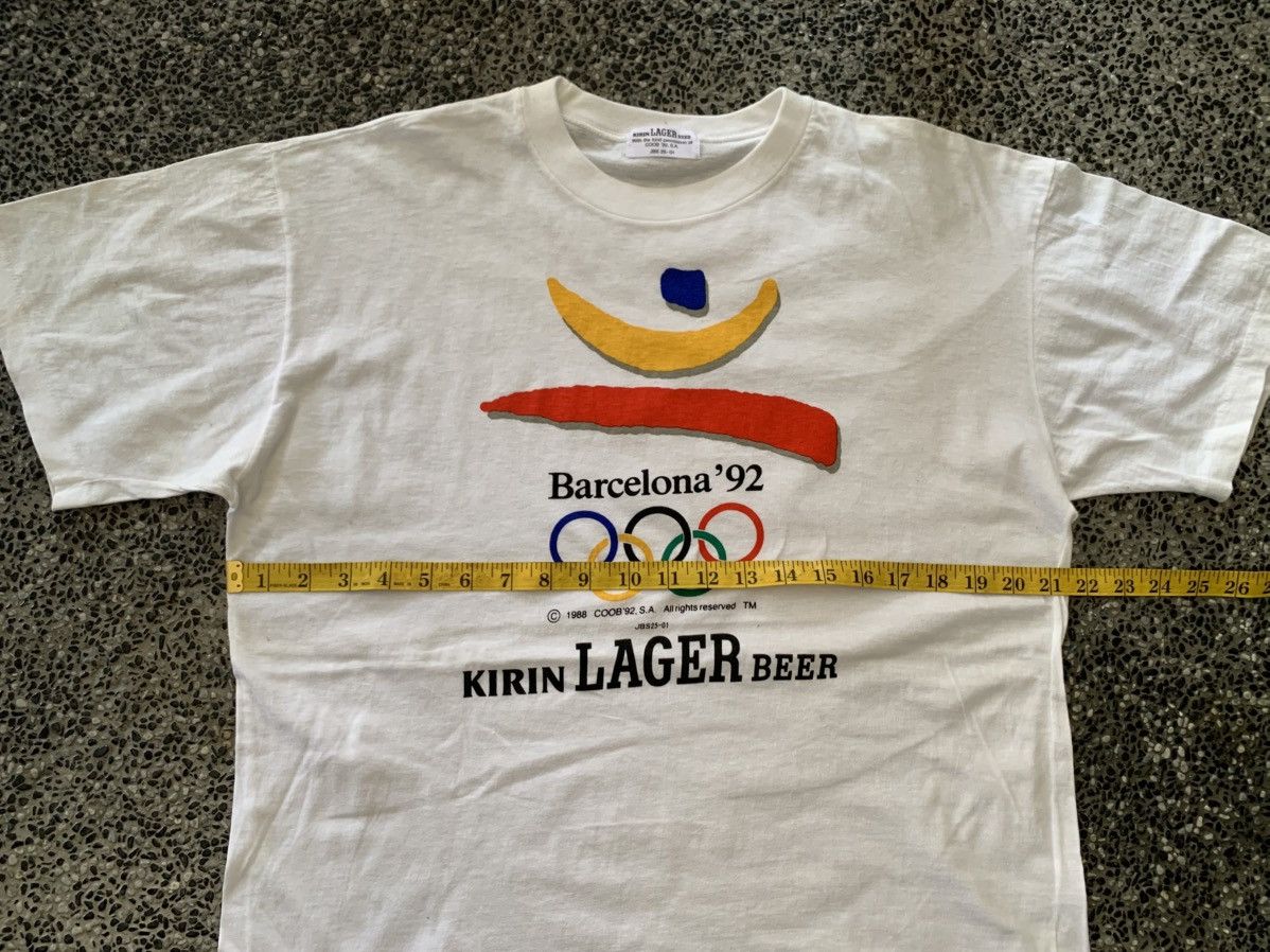 USA Olympics Vintage Barcelona Olympic 1992 Kirin Leger T shirt Size US L / EU 52-54 / 3 - 7 Thumbnail