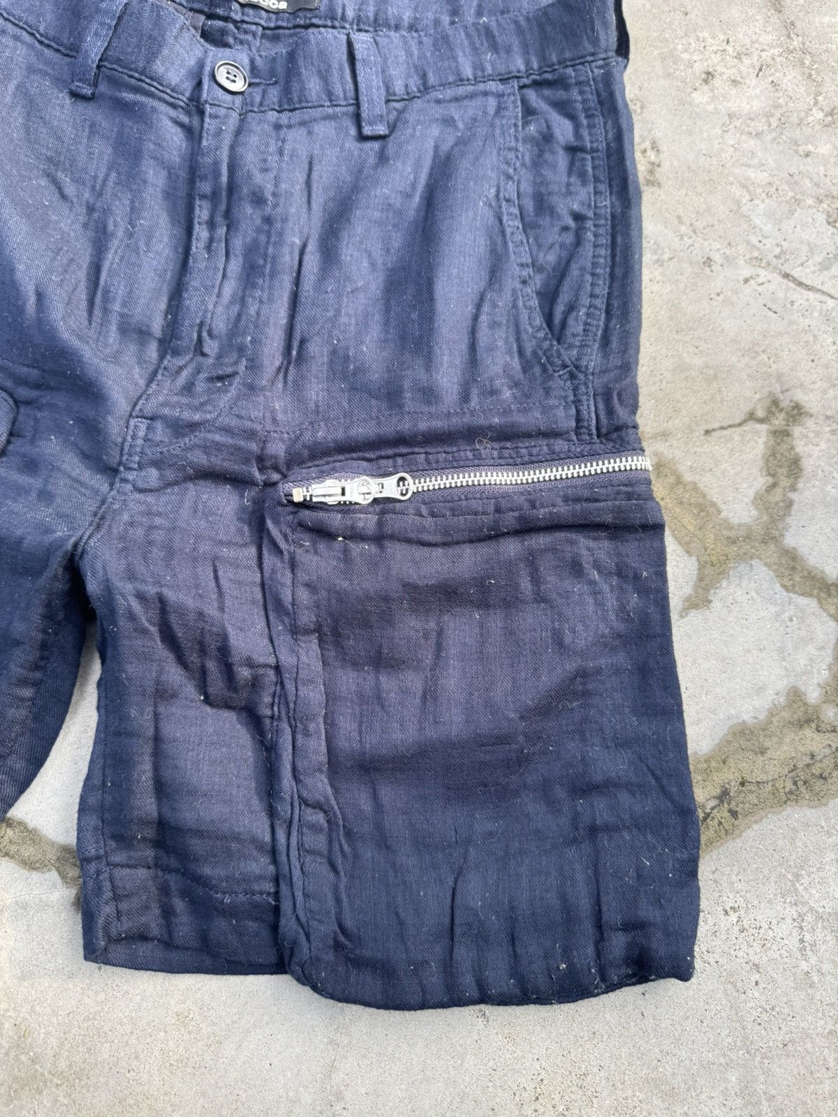 CABANE de ZUCCa × Issey Miyake × Ne-Net Cabane de Zucca Rare Design Short Pant Size US 31 - 3 Thumbnail