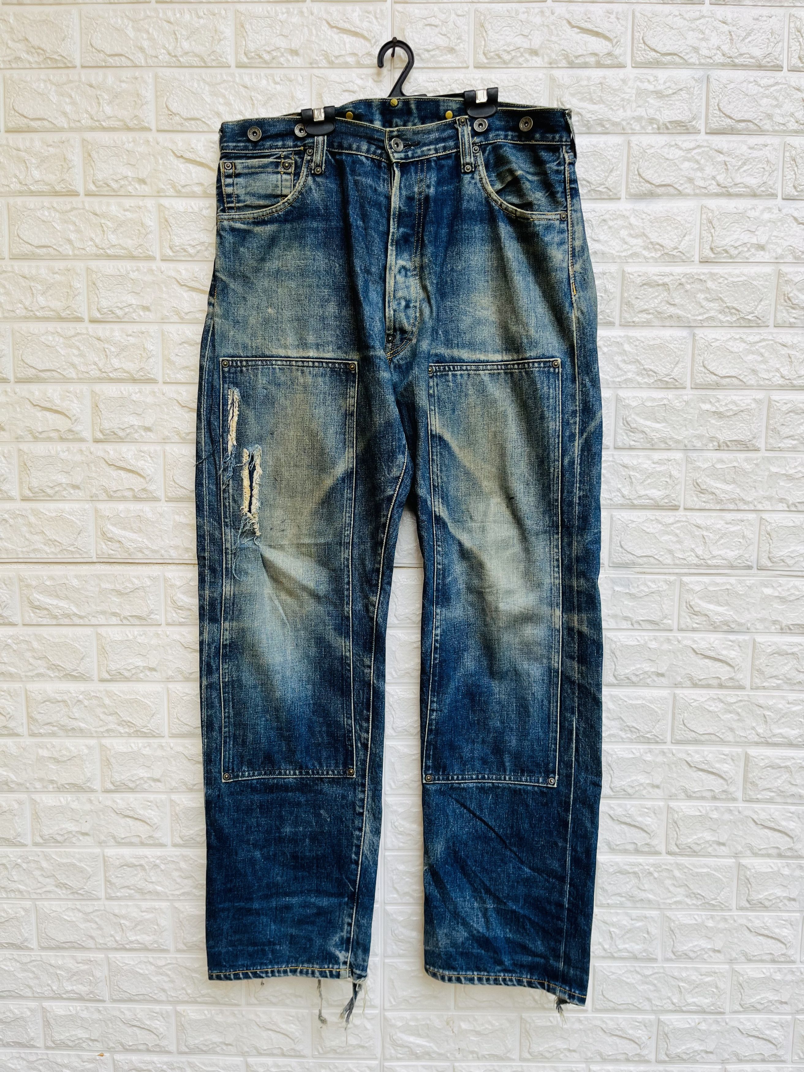 Japanese Brand × Vintage Vintage 90s Evis Evisu Japanese Designer Fashion Style Size US 34 / EU 50 - 1 Thumbnail