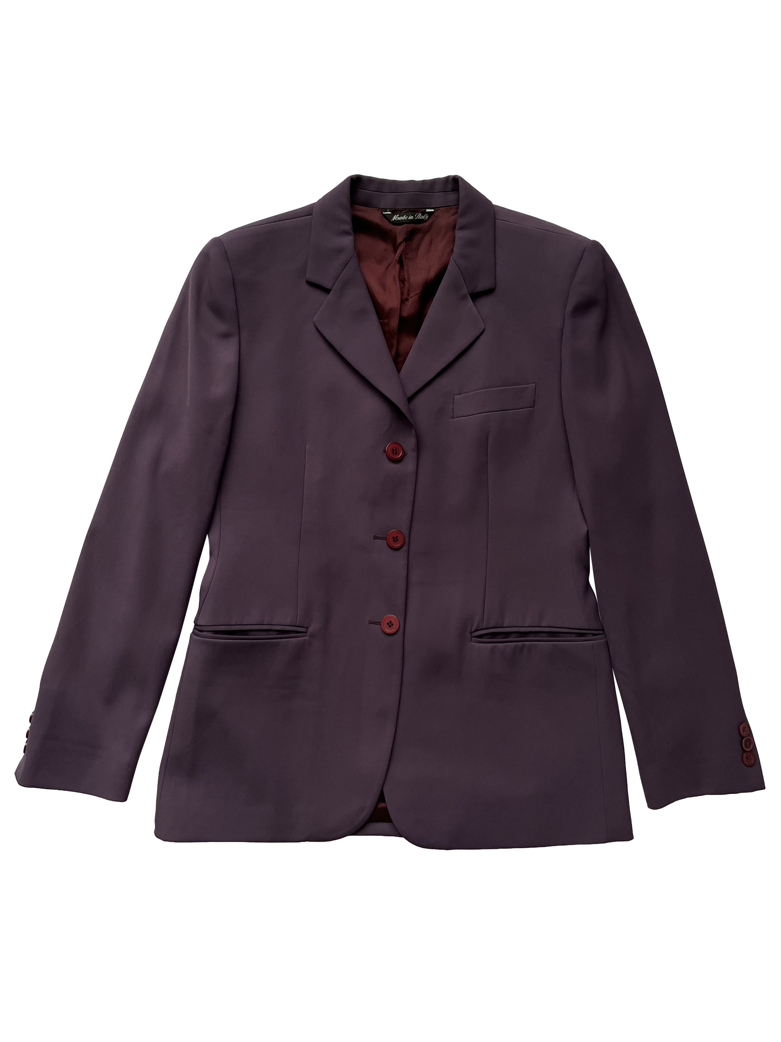 Alexander McQueen ⚡️QUICK SALE⚡️1996 Alexander McQueen Purple Blazer Jacket Size M / US 6-8 / IT 42-44 - 1 Thumbnail