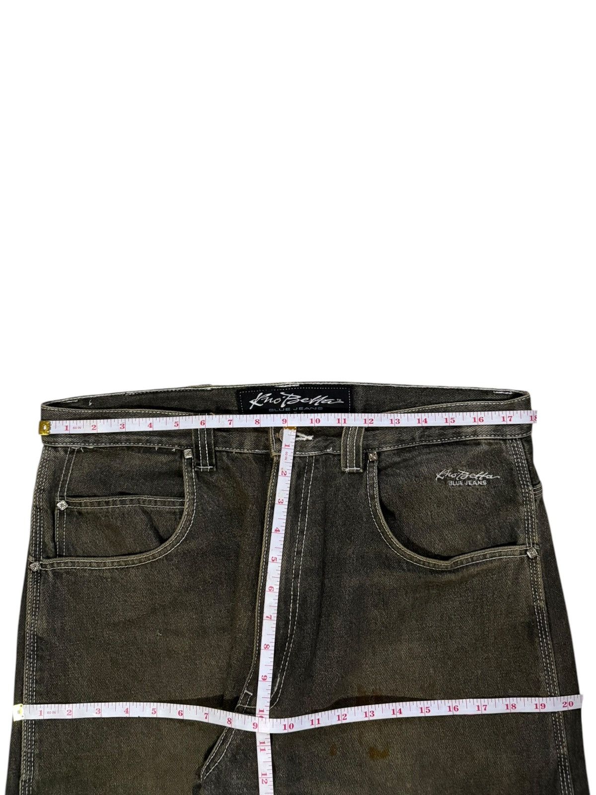 Japanese Brand Vintage Japanese Brand Mud Wash Baggy Carpenter Jeans Size US 36 / EU 52 - 13 Thumbnail