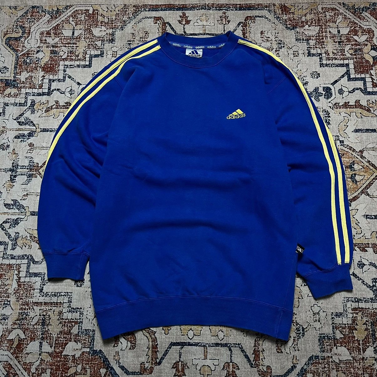 Adidas Vintage Sweatshirts Addidas 3 Stripes Size US L / EU 52-54 / 3 - 1 Thumbnail