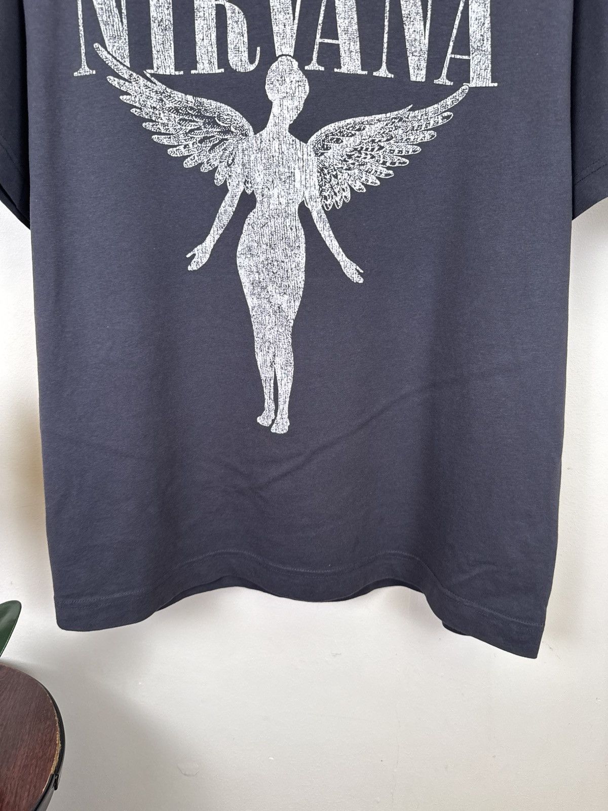 Other Nirvana T shirt In Utero Black Grey Rock Band Kurt Cobain L Size US L / EU 52-54 / 3 - 9 Thumbnail
