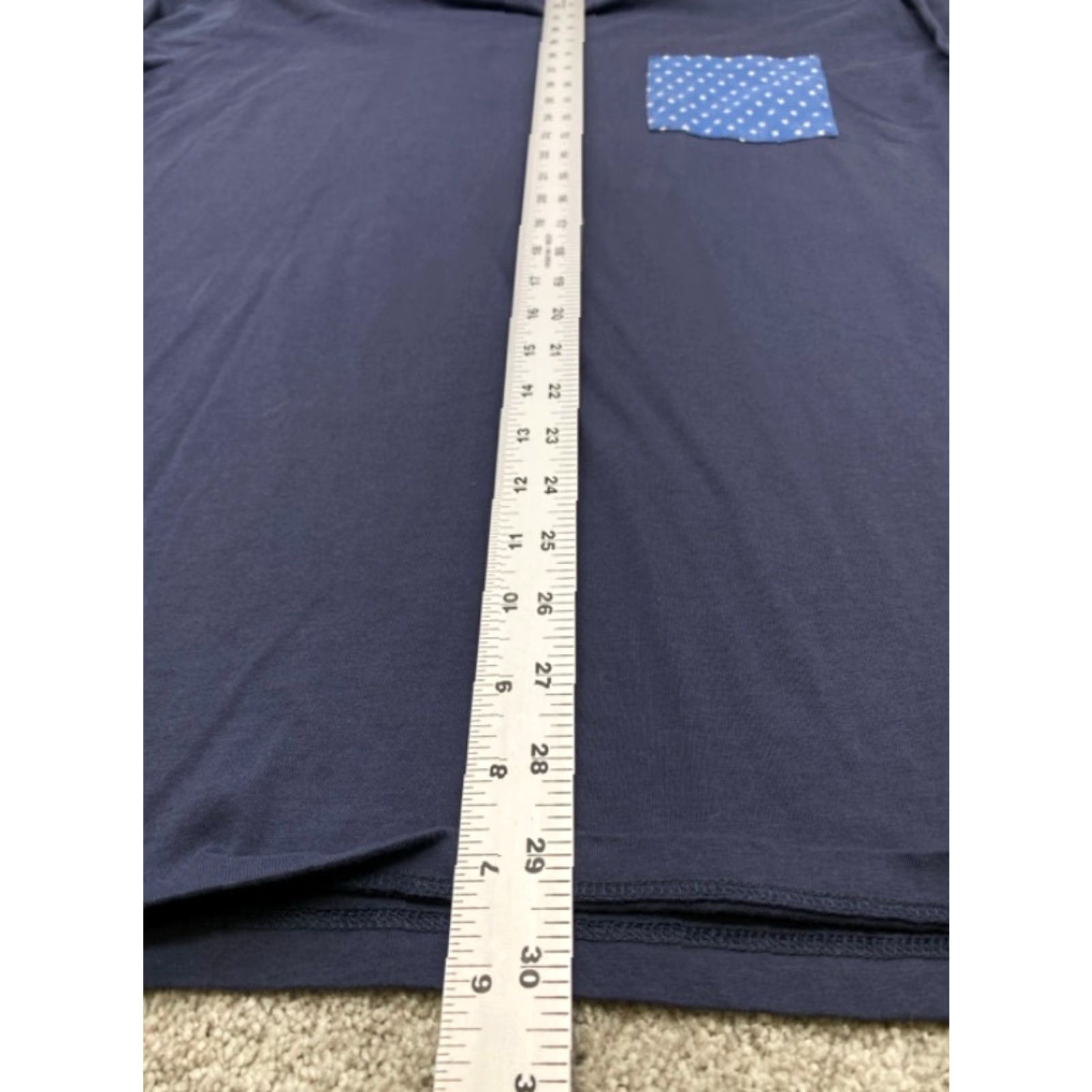 Vineyard Vines Vineyard Vines T-Shirt Mens XL Pocket Long Sleeve Blue Patriotic Red White Blue Size US XL / EU 56 / 4 - 5 Thumbnail