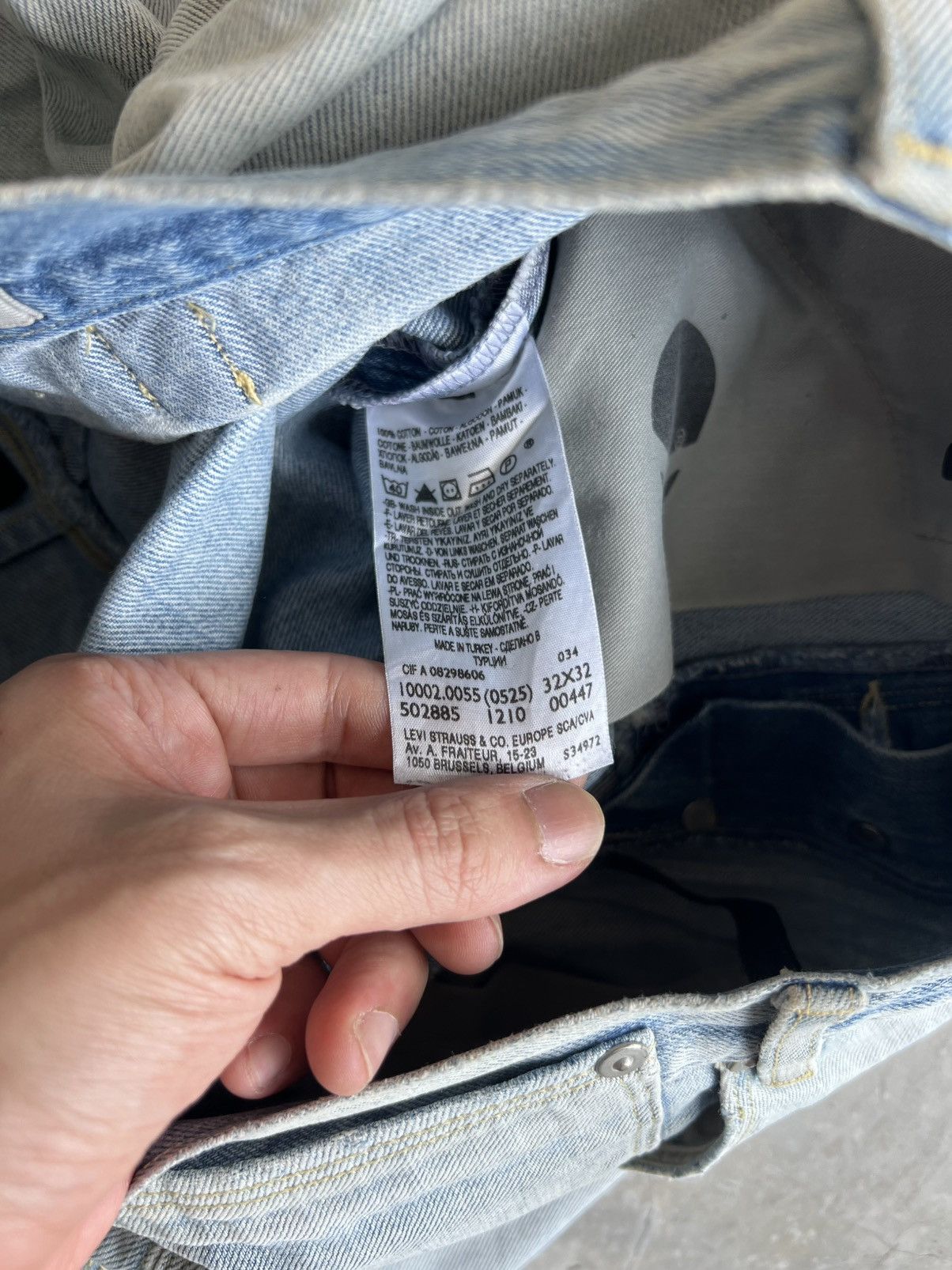 Levi's Levis Engineered Jeans Buckle Back Tag W32 Actual 34x31.5 Size US 32 / EU 48 - 7 Thumbnail