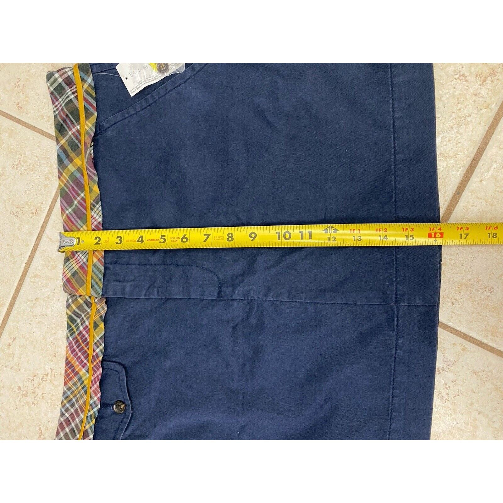 Tommy Hilfiger NWT Tommy Hilfiger Skirt Sz 16 Blue Yellow Plaid Mini Y2K Size 38" / US 16 / IT 52 - 12 Thumbnail