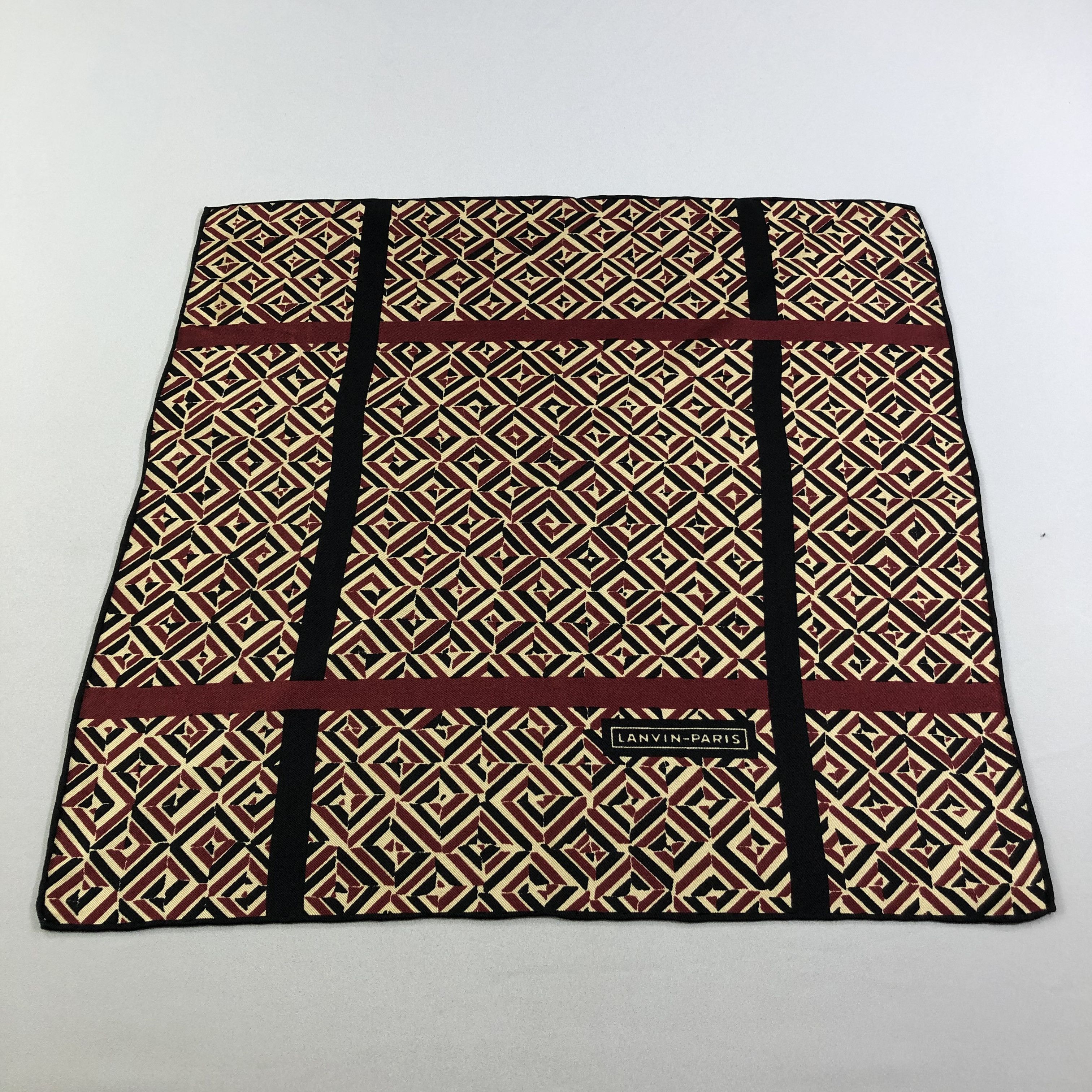 Lanvin Lanvin Silk Handkerchief Neckerchief Bandana H1971 Size ONE SIZE - 2 Thumbnail