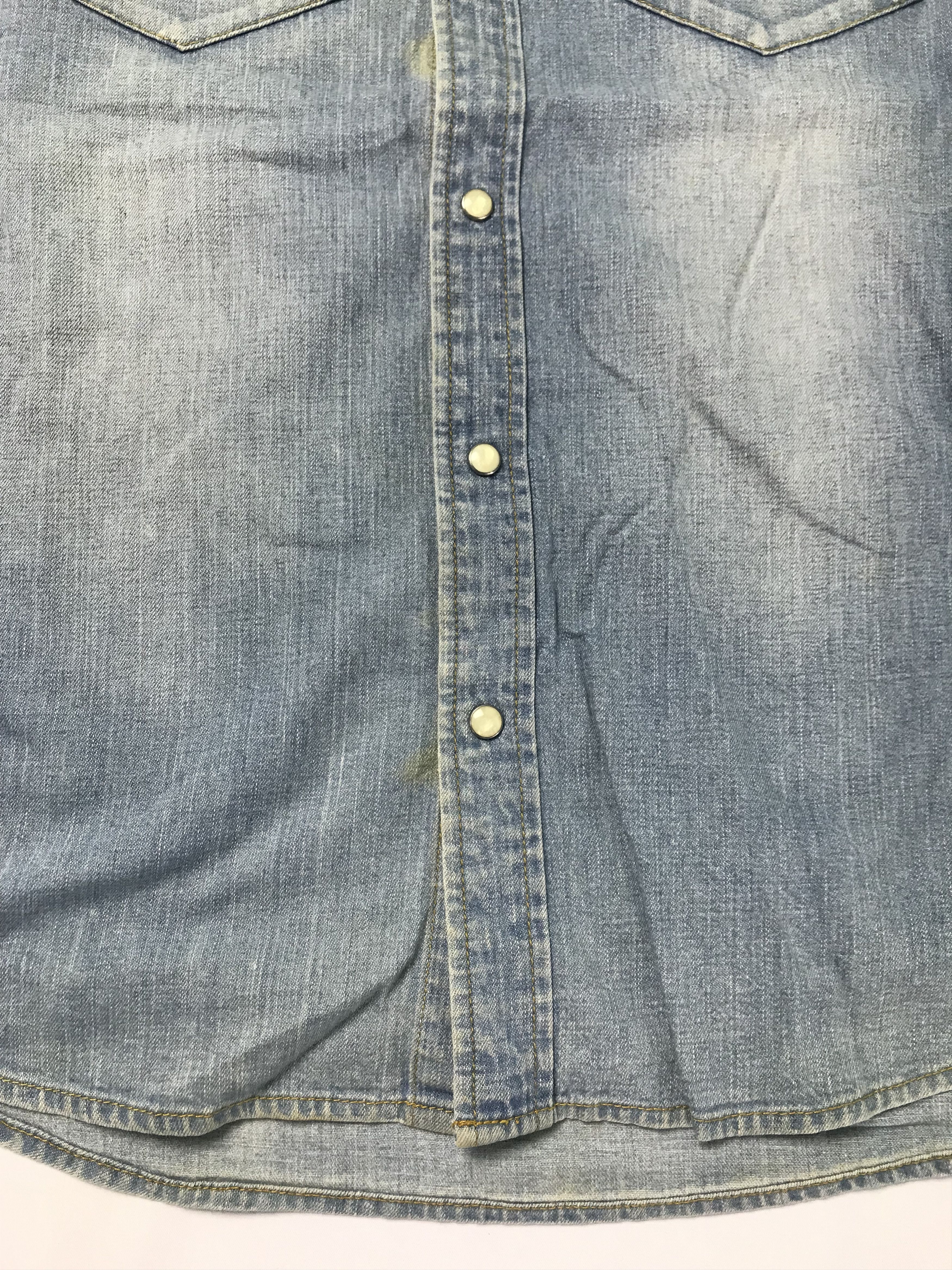 Japanese Brand Made in japan Attack the mind 7 indigo hard shirt Size US S / EU 44-46 / 1 - 3 Thumbnail