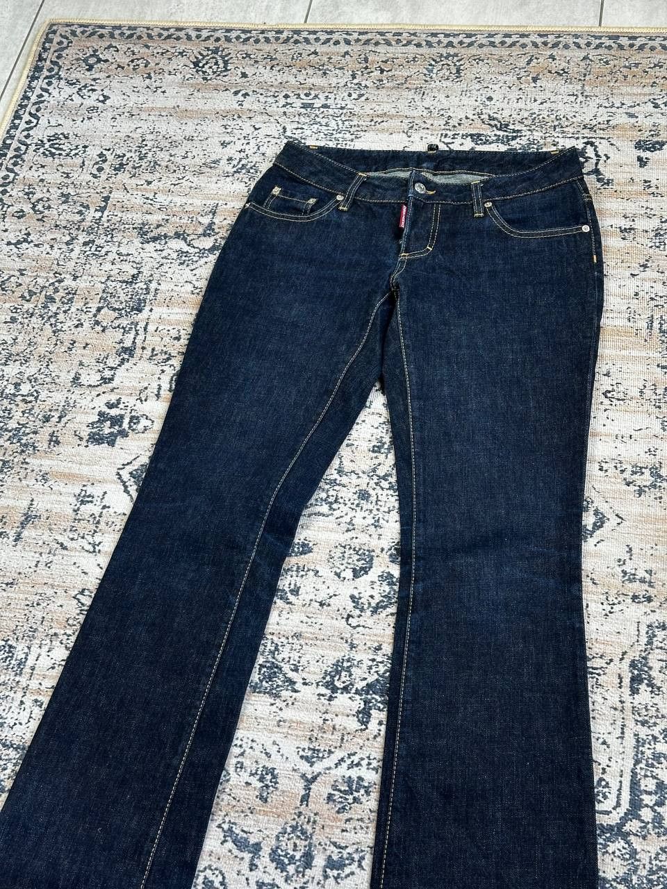 Dsquared2 Dsquared2 Luxury Blue Flared Blue Jeans Size 28" / US 6 / IT 42 - 4 Thumbnail