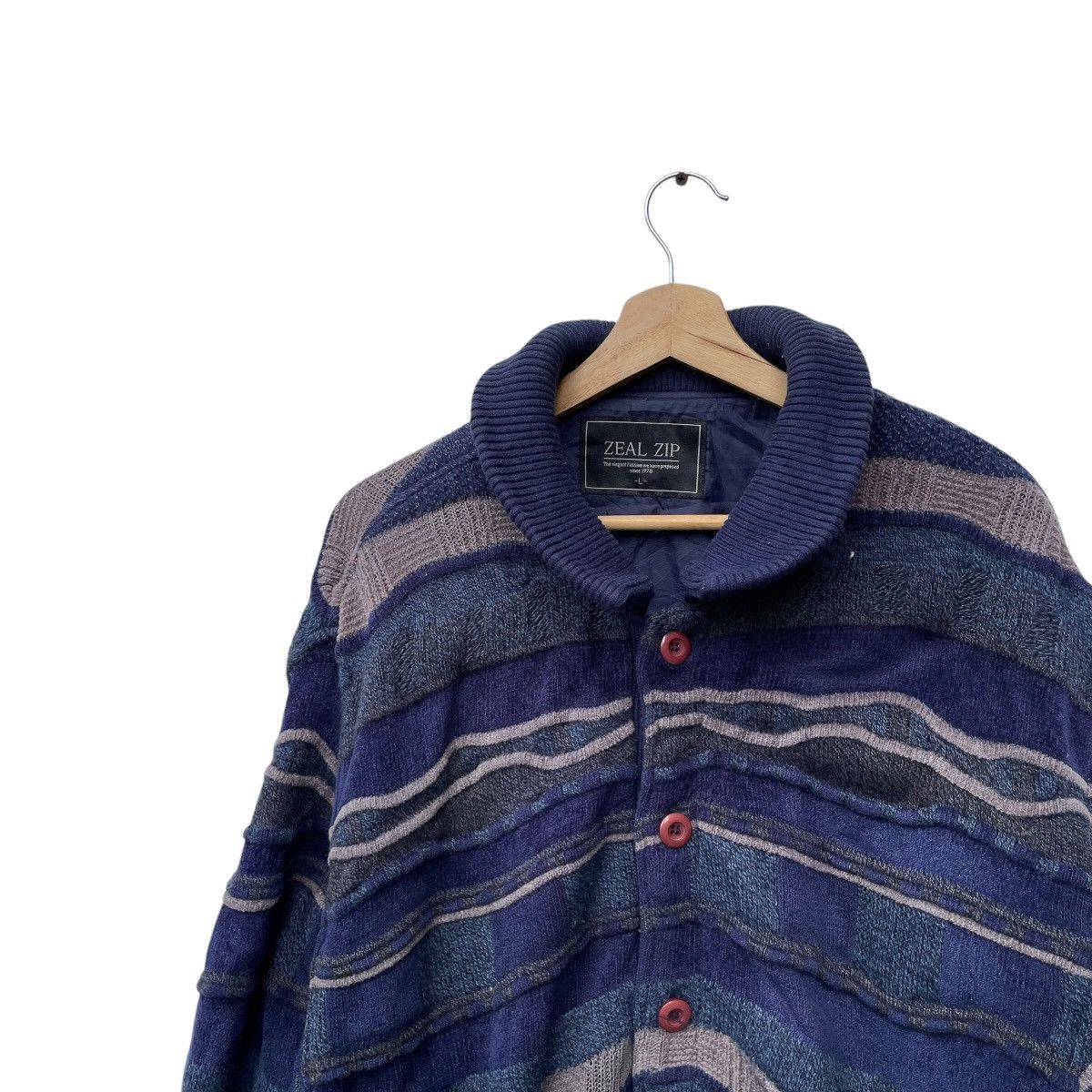 Japanese Brand Zeal Zip Stripe Jacket