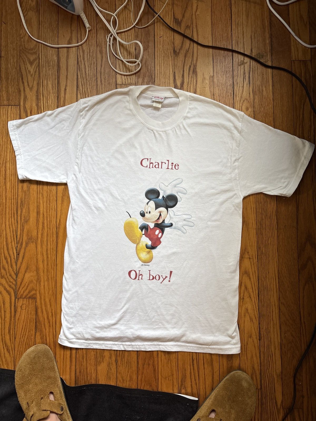 Disney × Vintage Disney Mickey Mouse Charlie Shirt Size US M / EU 48-50 / 2 - 1 Thumbnail