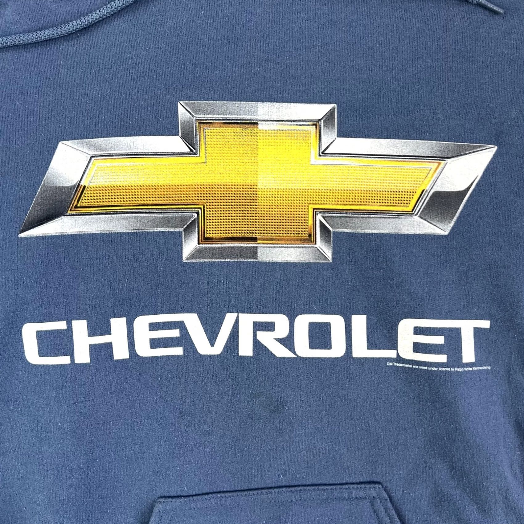 Gildan Chevrolet Hoodie Mens Small Blue Gildan Heavy Blend Pullover Fleece Sweatshirt Size US S / EU 44-46 / 1 - 2 Thumbnail