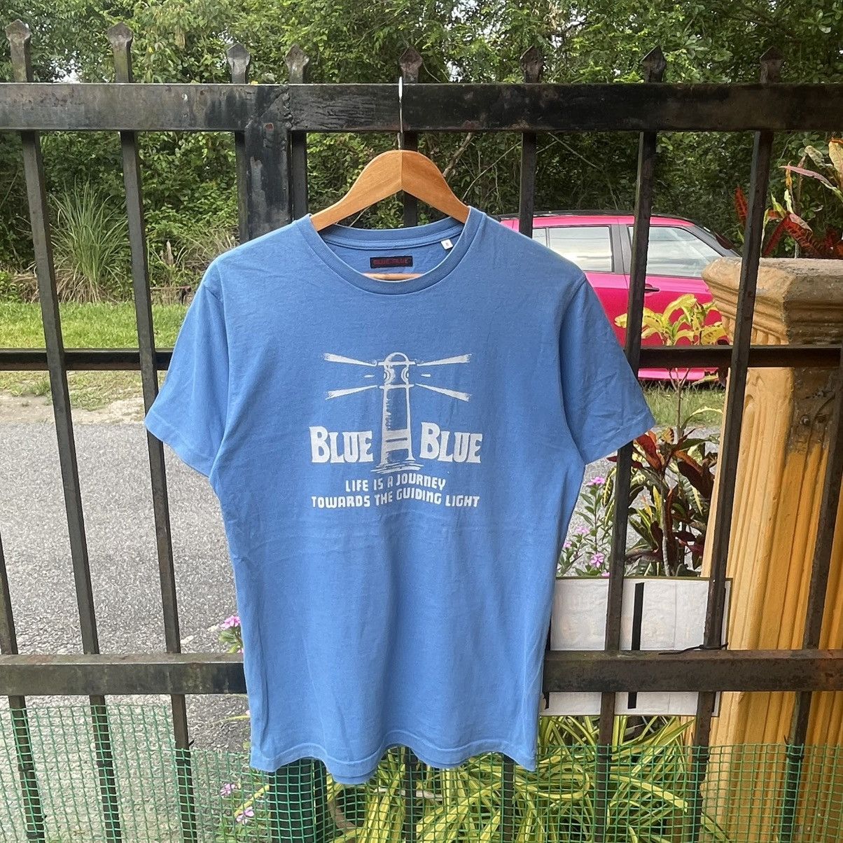 Blue Blue Japan 🔥🇯🇵Vintage Blue Blue Japan Big Logo Tee Size US L / EU 52-54 / 3 - 1 Thumbnail