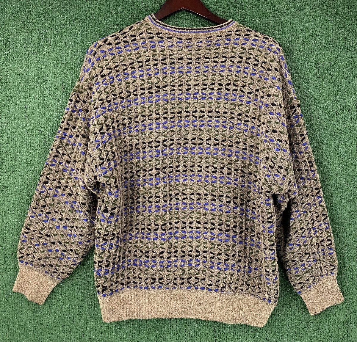 St. Croix 80’s St. Croix Multicolor Textured Patterned Sweater Large Size US L / EU 52-54 / 3 - 5 Thumbnail