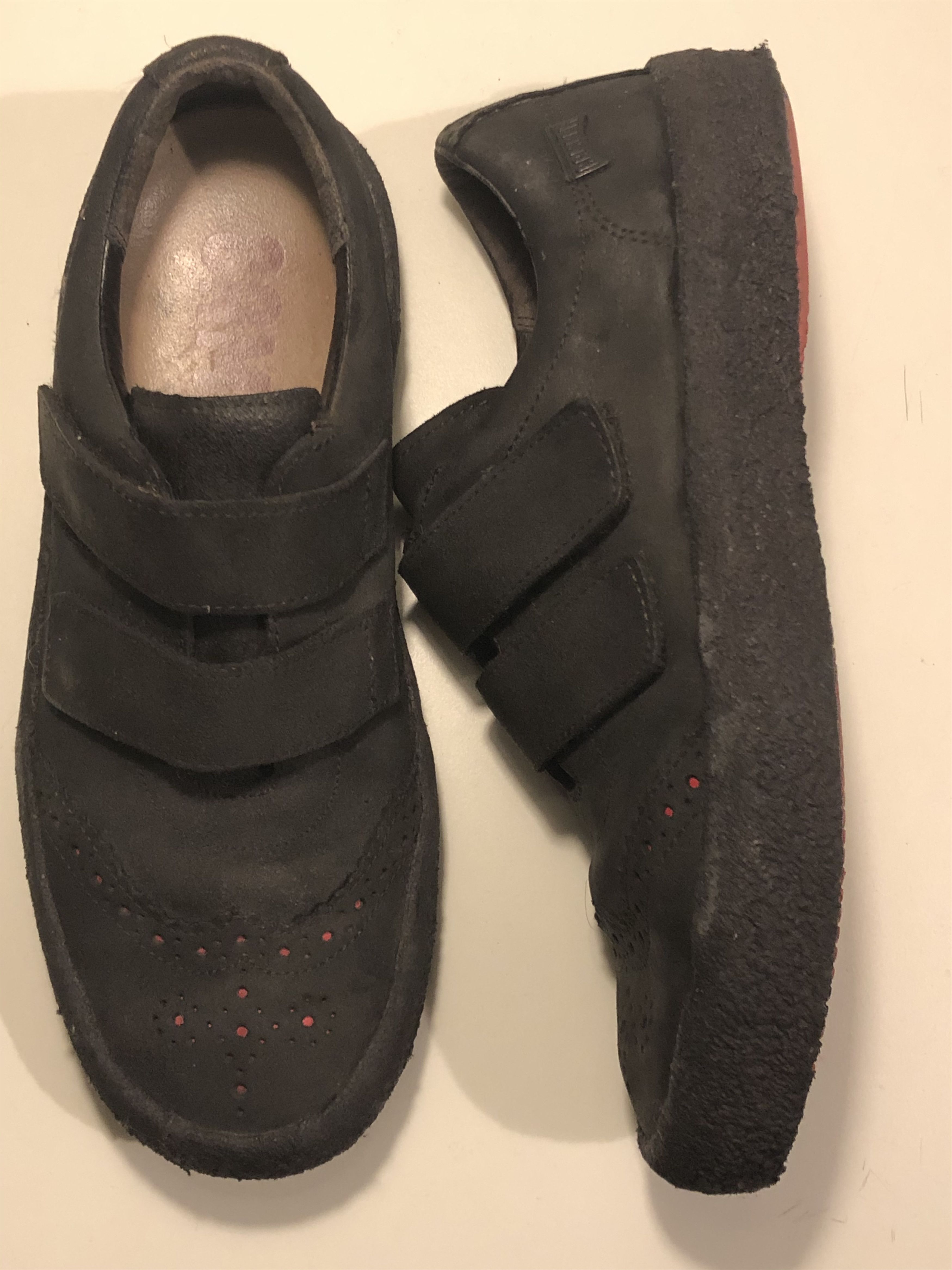 Camper Velcro shoes with perforated decorations size 41 Size US 8.5 / EU 41-42 - 8 Thumbnail