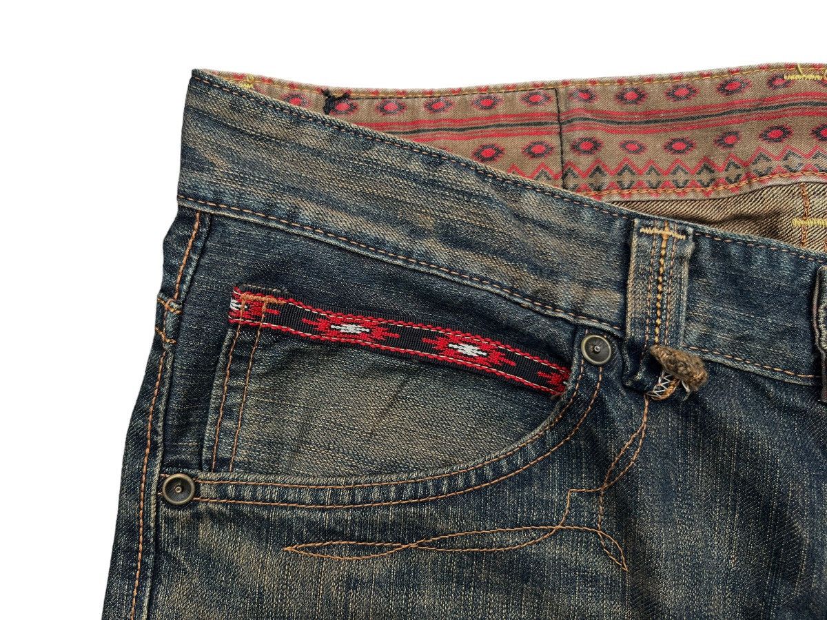 Edwin Vintage Edwin Rusty Mudwash Distressed Denim Jeans 37x30.5 Size US 37 - 10 Thumbnail