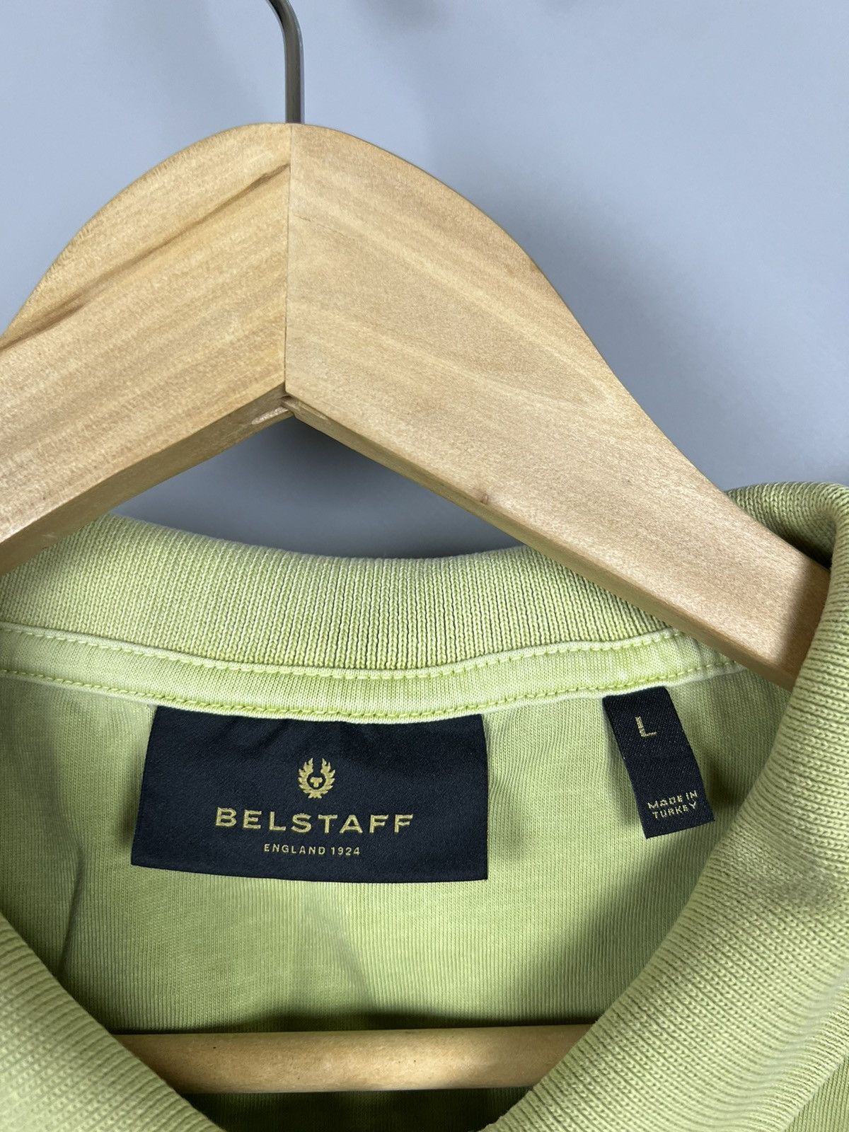 Belstaff (L) RARE Belstaff Polo shirt green Size US L / EU 52-54 / 3 - 5 Thumbnail