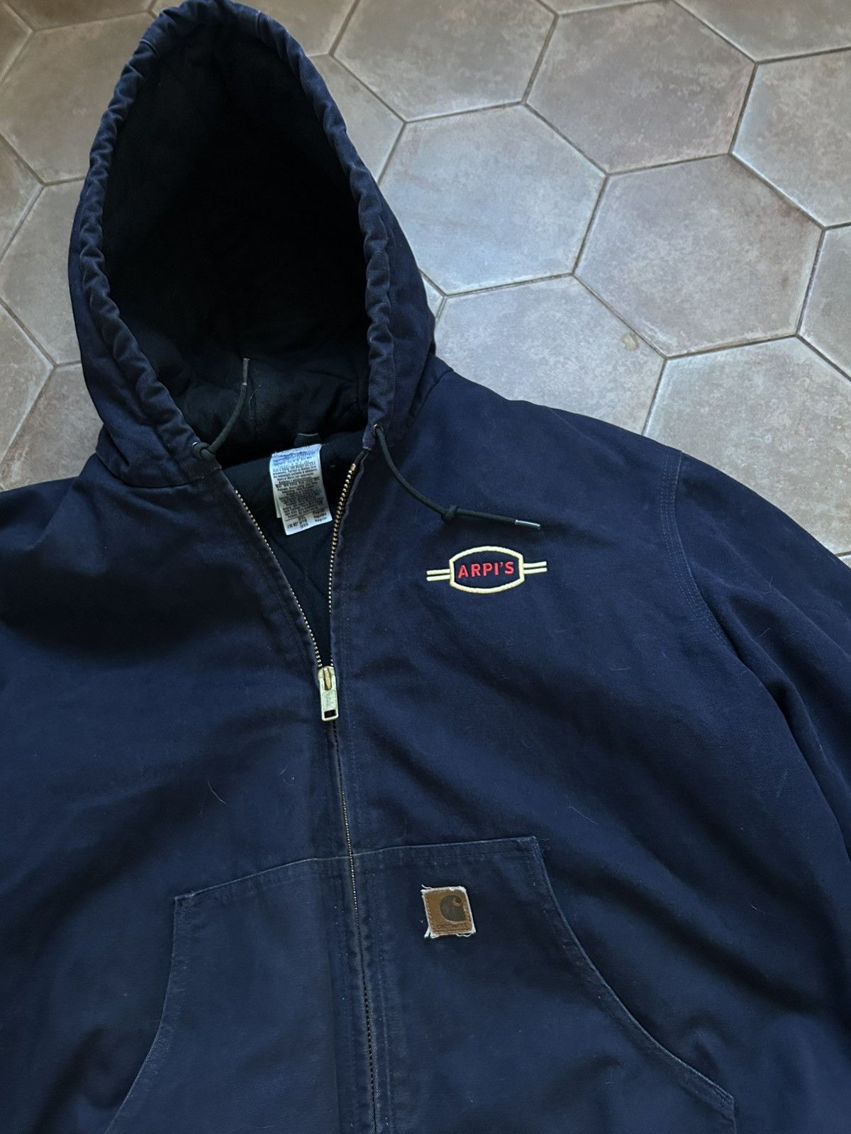 Carhartt Carhartt USA vintage hooded jacket MDT oversized Size US XXL / EU 58 / 5 - 4 Thumbnail