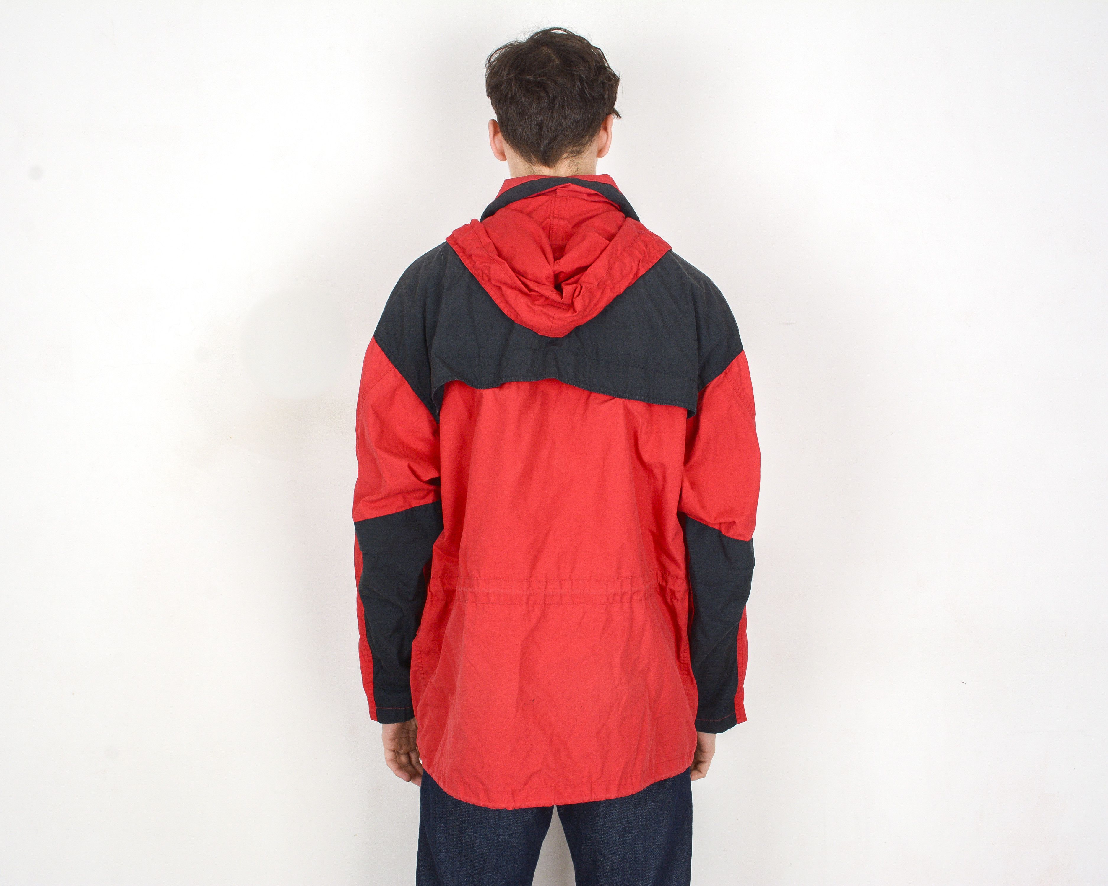 Fjallraven Vintage Men's L Jacket Rain Coat Hidden Hood Parka Size US L / EU 52-54 / 3 - 4 Thumbnail