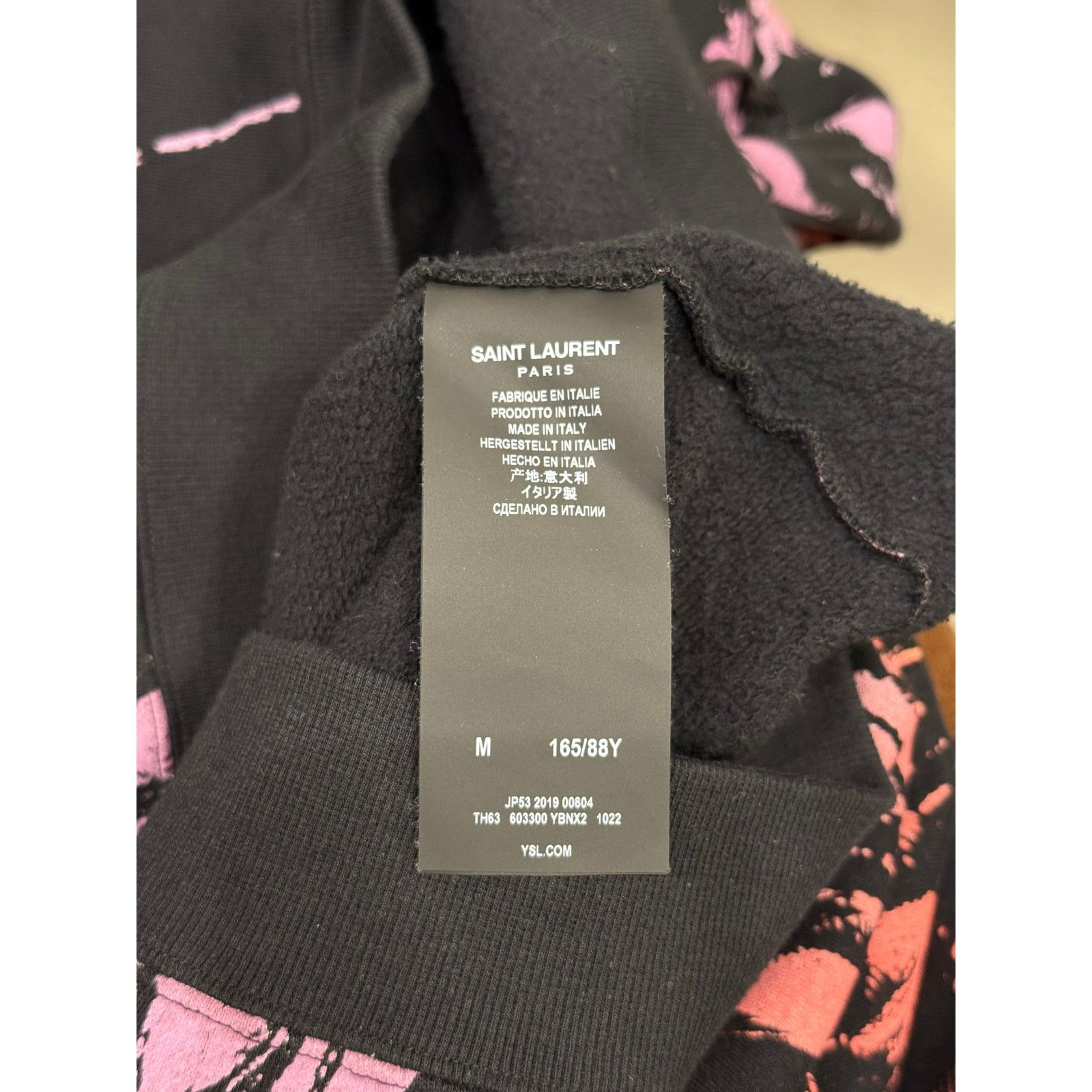 Saint Laurent Paris 2019 Saint Laurent sunset palm tree hoodie Size US M / EU 48-50 / 2 - 7 Thumbnail