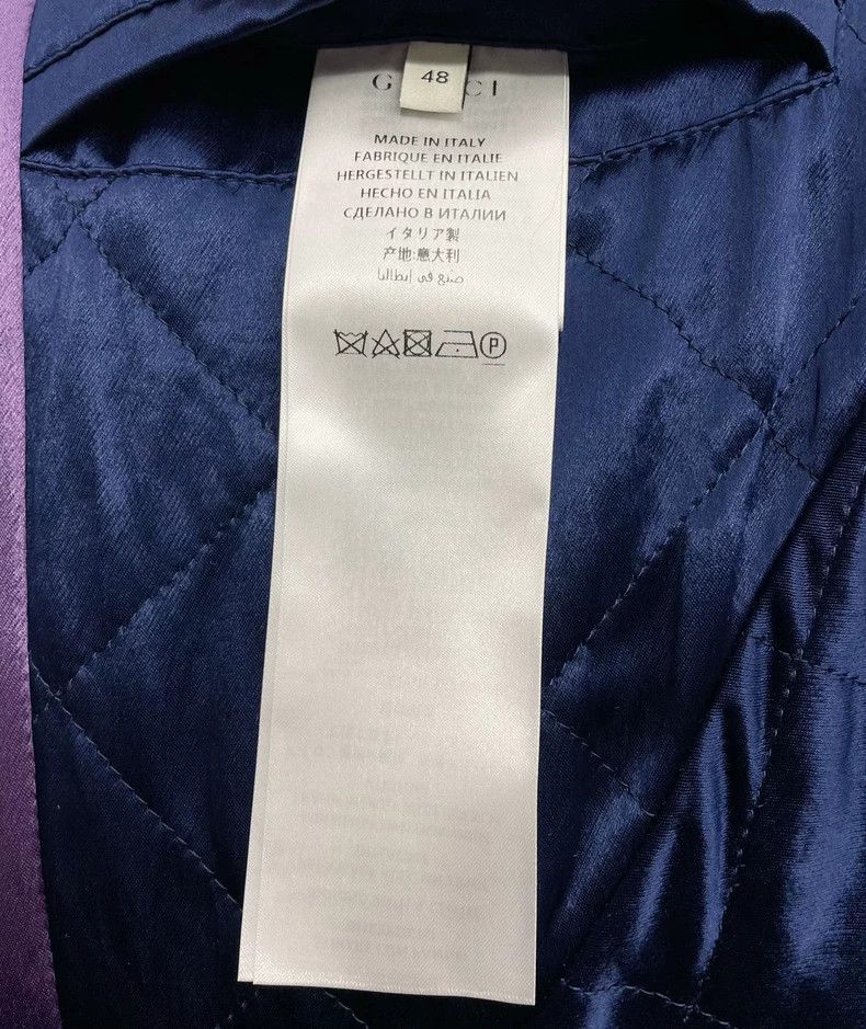 Gucci Gucci Embroidered purple stitching jacket 2502-Nextarrow Size US M / EU 48-50 / 2 - 6 Thumbnail
