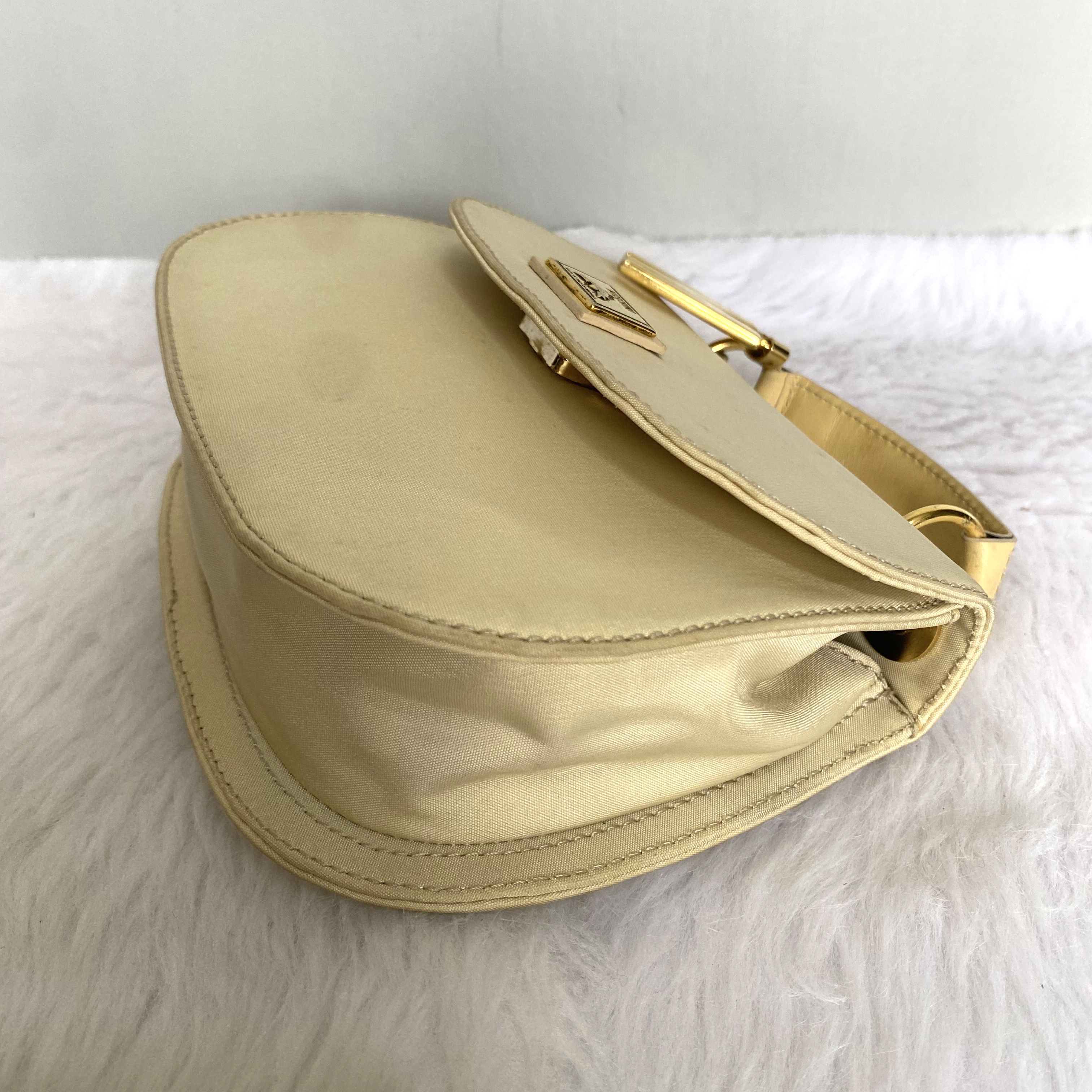 Moschino × Vintage MOSCHINO REDWALL Vintage Nylon & Leather Small Satchel Bag Size ONE SIZE - 7 Thumbnail