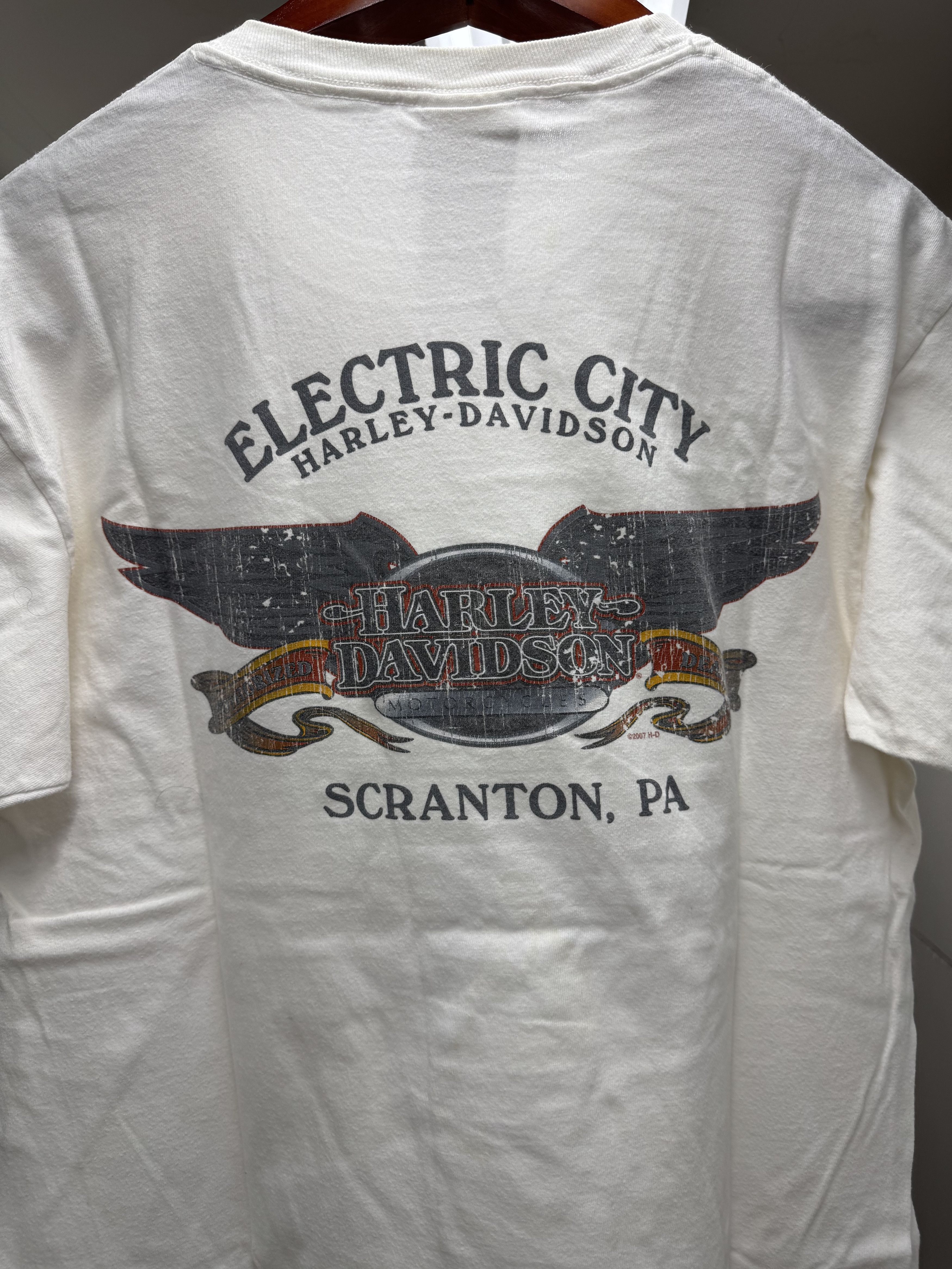 Harley Davidson Vintage Harley Davidson Got Nuts? Scranton PA Electric City Size US L / EU 52-54 / 3 - 1 Thumbnail
