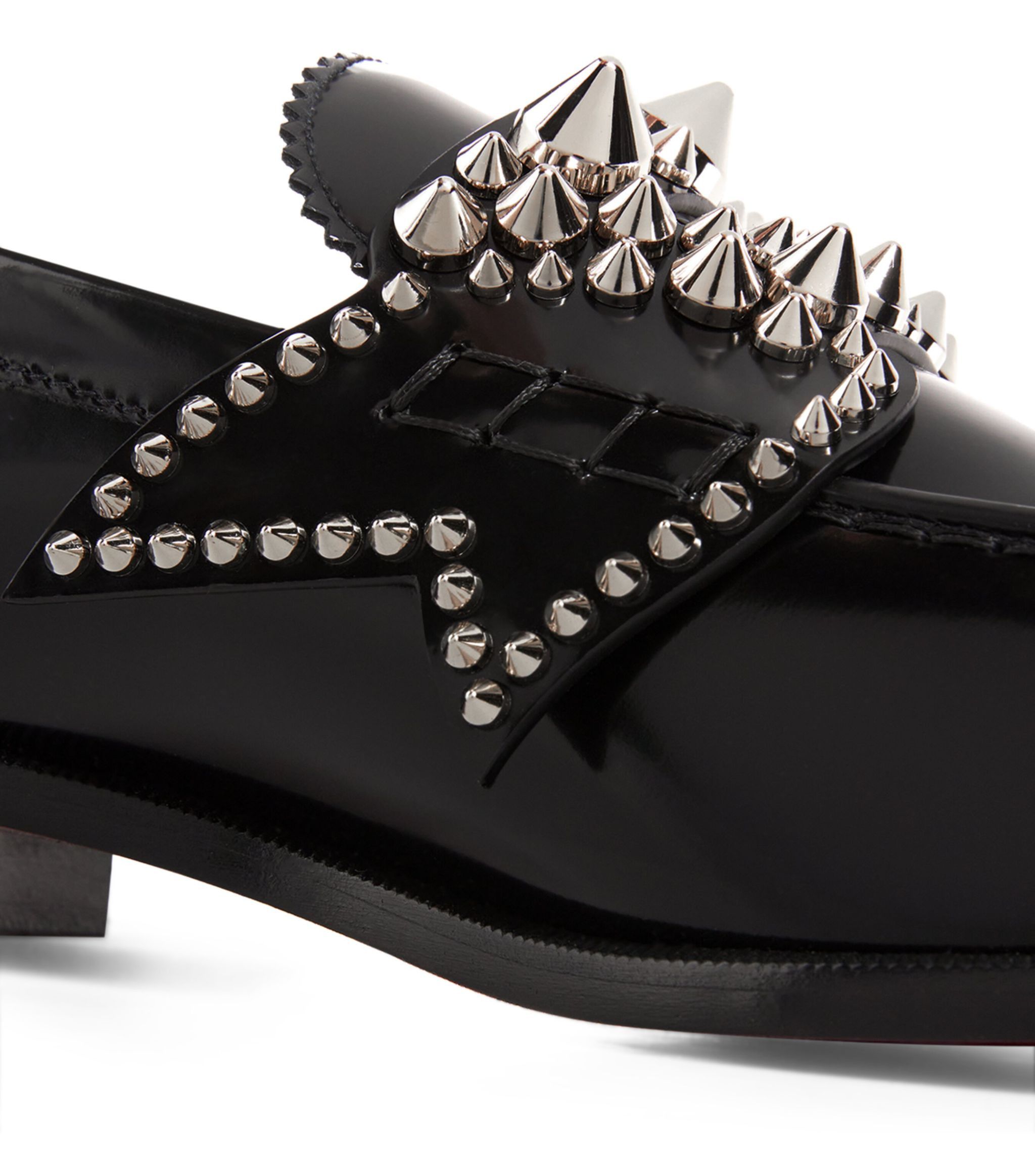Christian Louboutin o1bcso1str1024 No Penny Spikes in Black Size US 11 / EU 44 - 5 Thumbnail