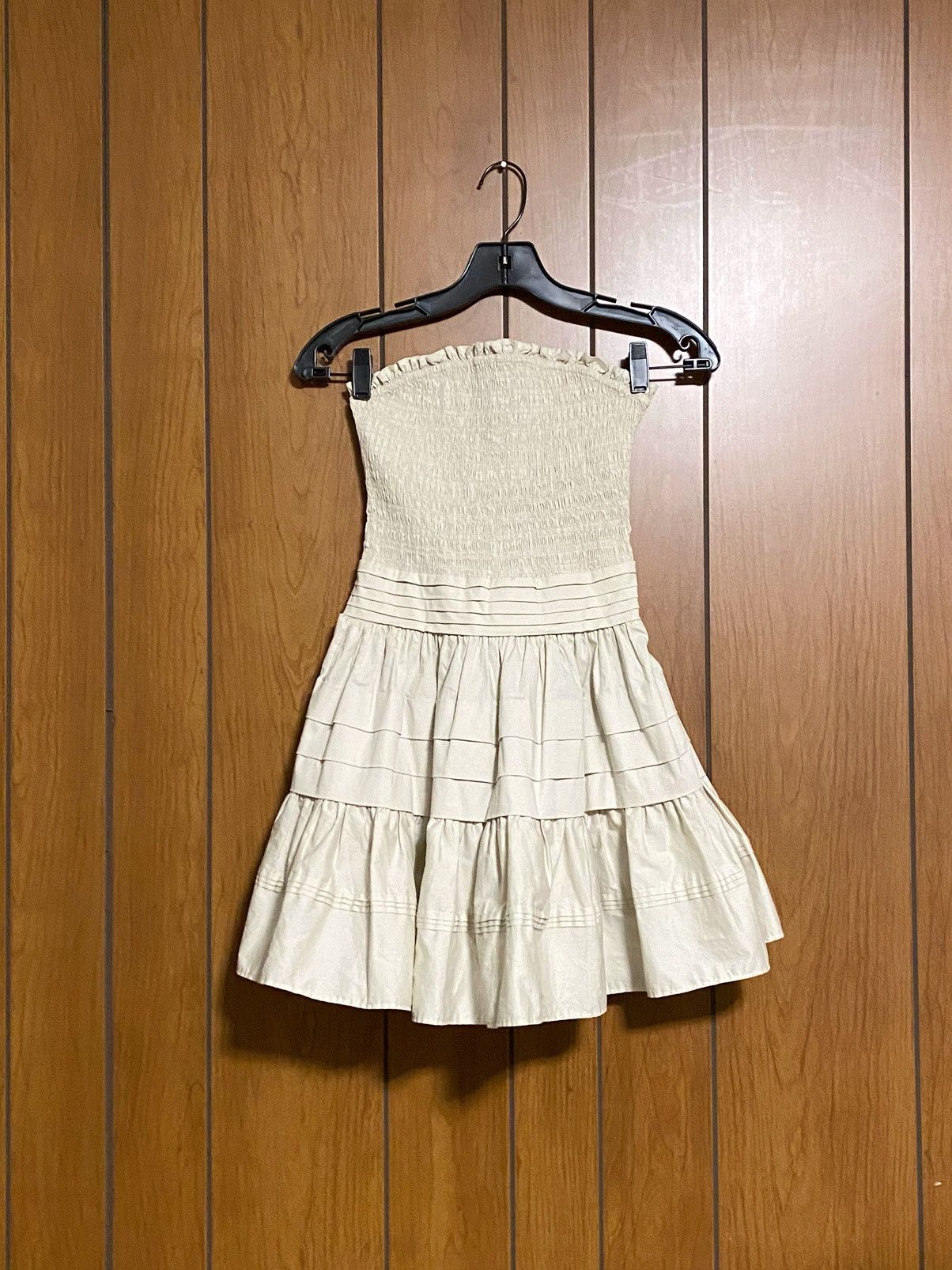 Ramy Brook Ramy Brook Oliver Stretch Poplin Smocked Minidress size 0 Size XS / US 0-2 / IT 36-38 - 6 Thumbnail