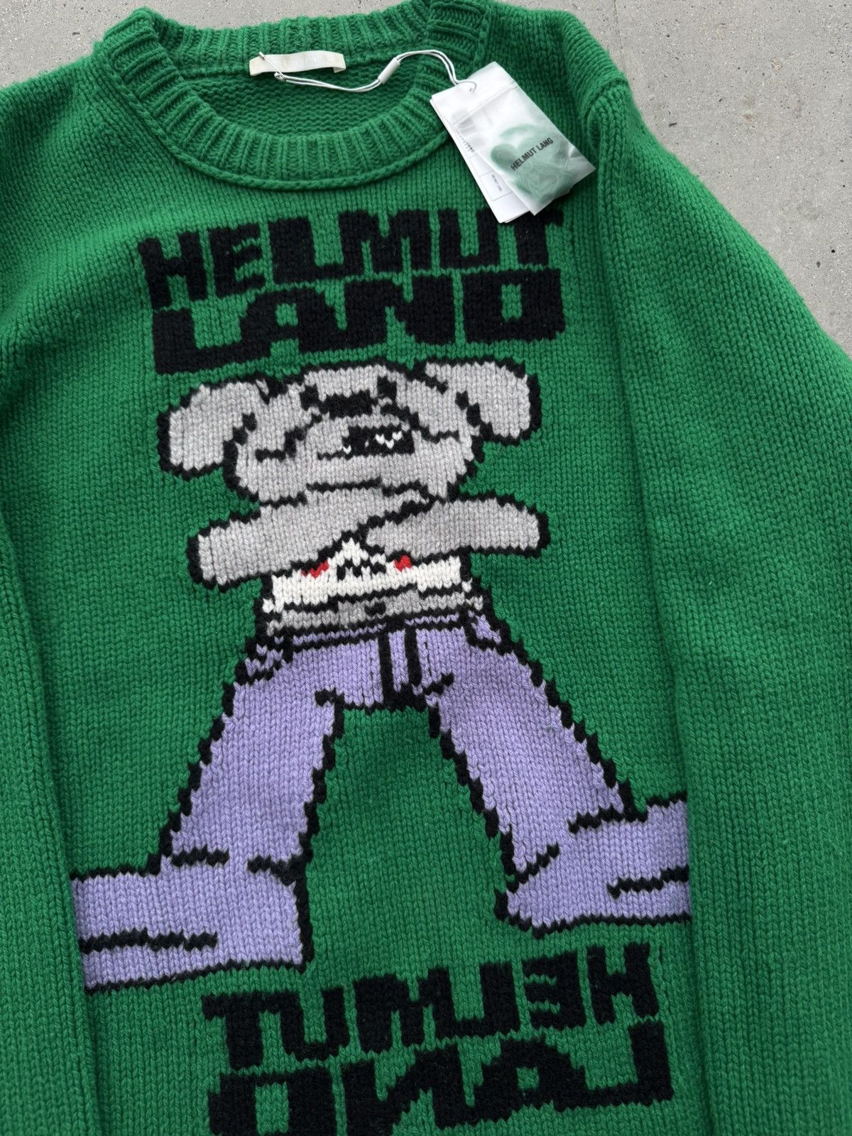 Helmut Lang Helmut Lang Mad Rat Sweater Knit Designer Wool Jumper Size US L / EU 52-54 / 3 - 3 Thumbnail