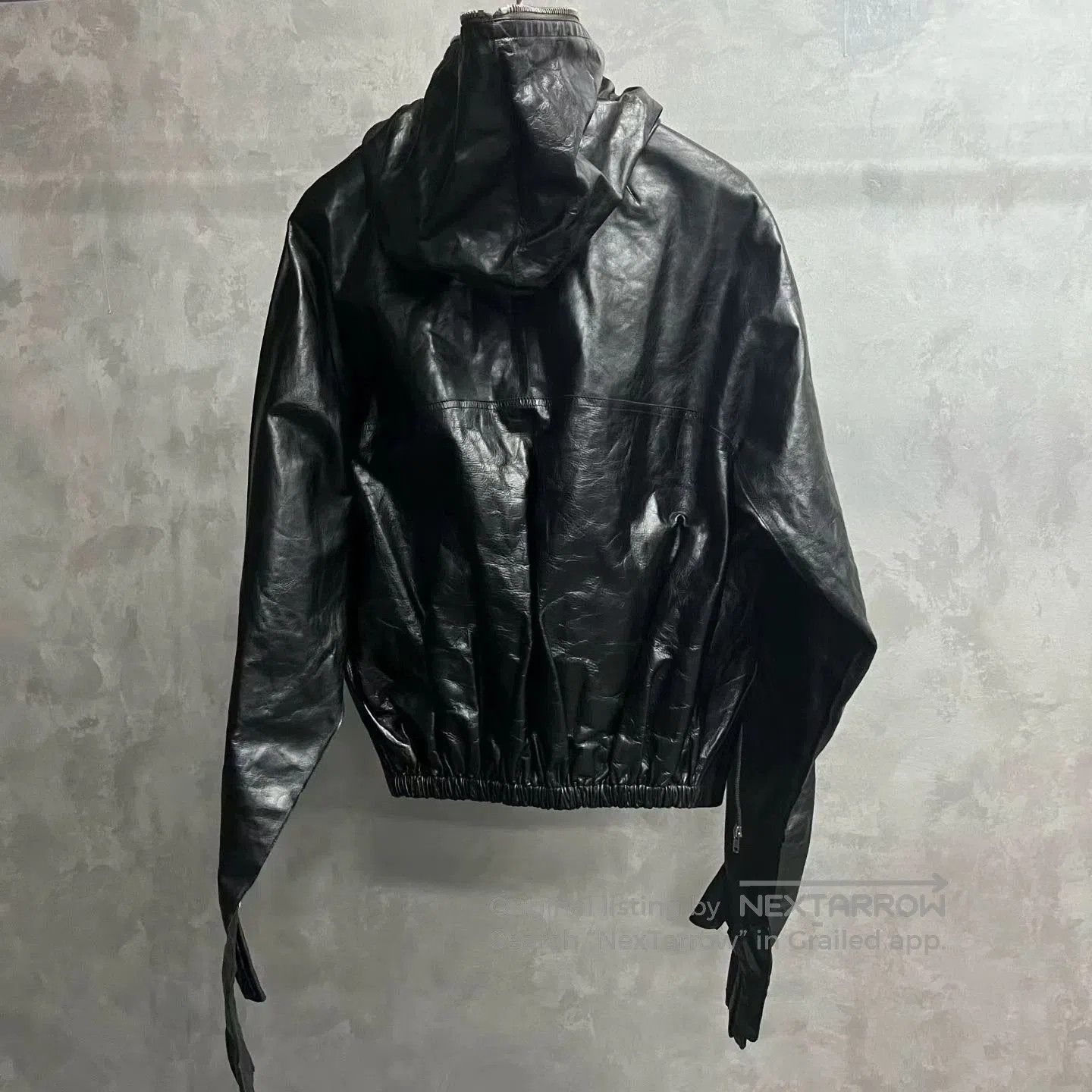 Rick Owens rick owens black hooded leather jacket. Size US L / EU 52-54 / 3 - 5 Thumbnail