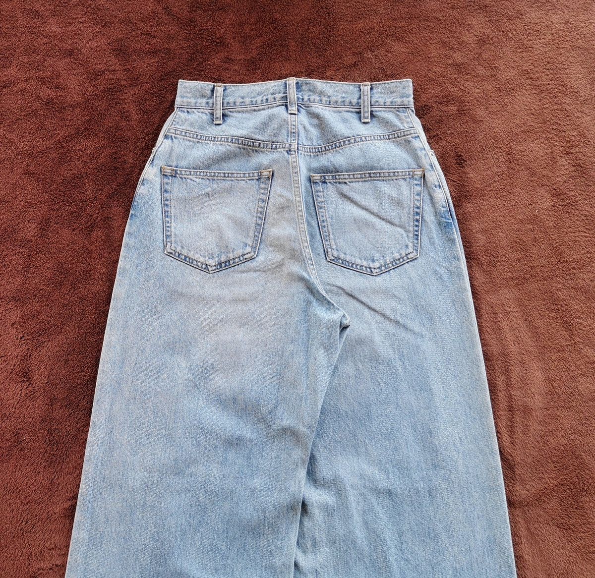Japanese Brand Charol Hybes Japan Baggy Loose Distressed Denim Jeans Size 26" / US 2 / IT 38 - 5 Thumbnail