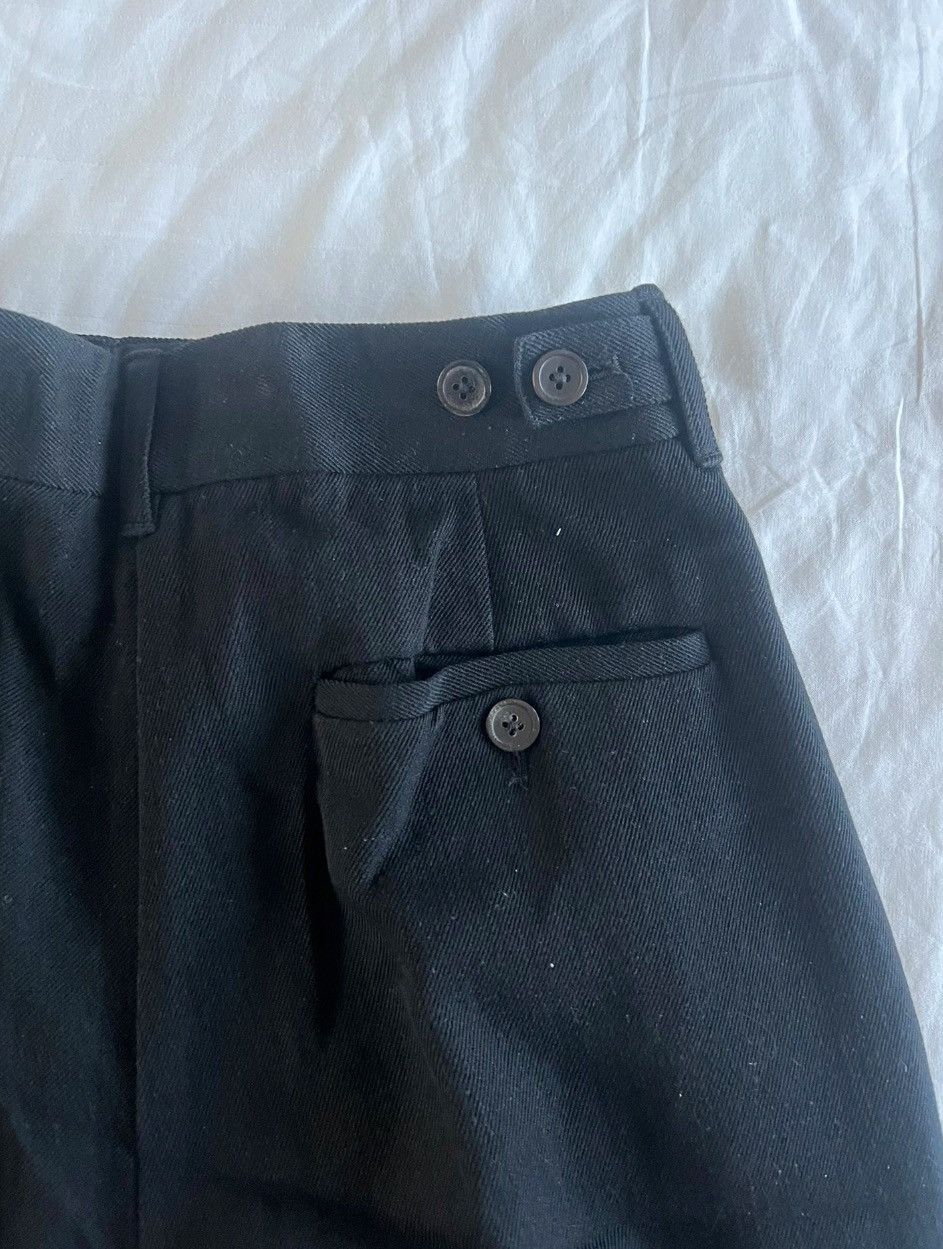 Ann Demeulemeester Ann Demeulemeester sleek fitted black tailored trouser Size 26" / US 2 / IT 38 - 4 Thumbnail