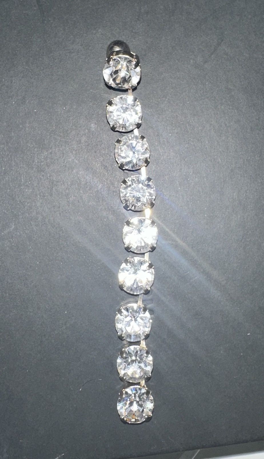 AMI Alex Mattiussi x Strass/Swarovski Crystal Drop Earring Size ONE SIZE - 1 Thumbnail