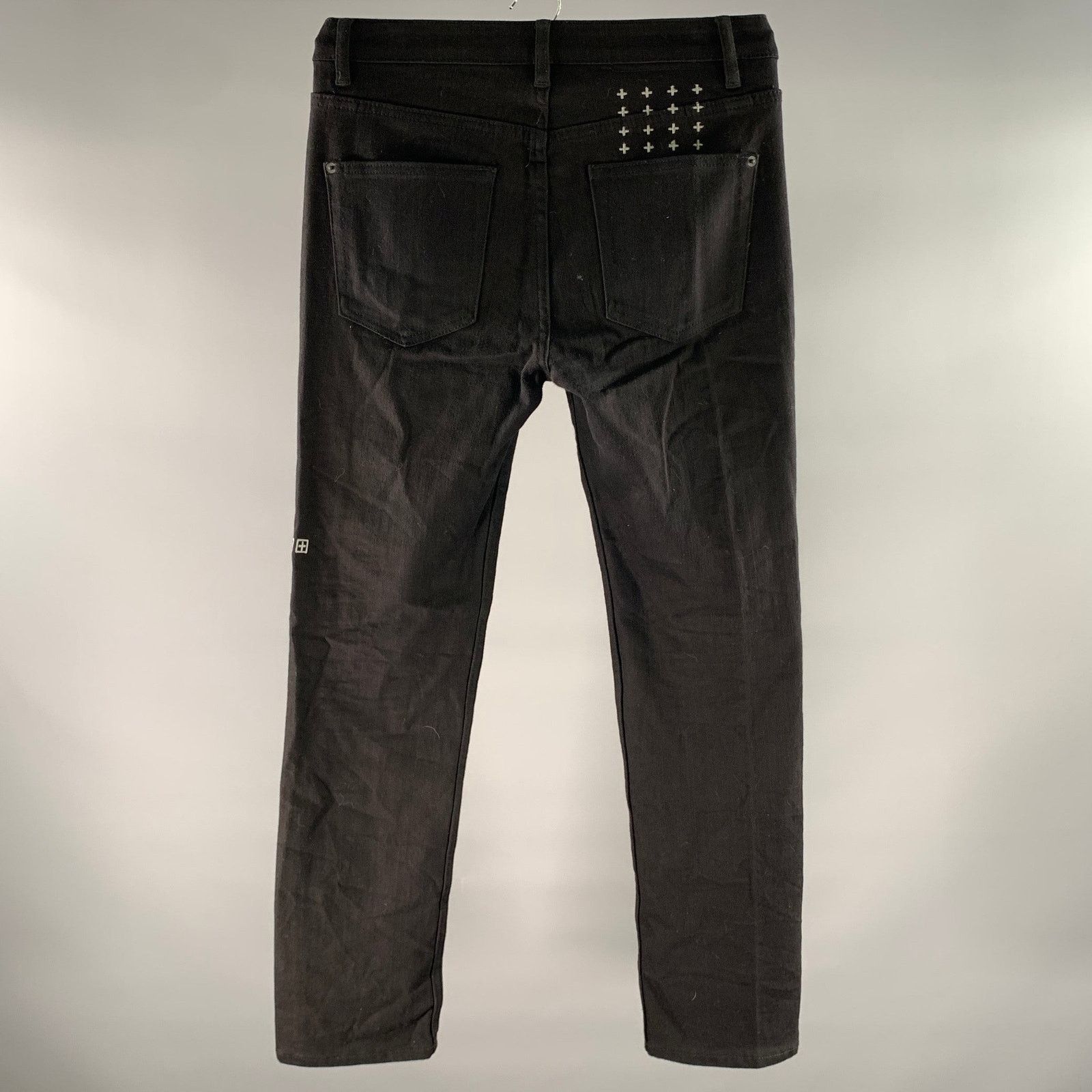 Ksubi KSUBI Size 31 Black Cotton Slim Fit Pants Size US 31 - 3 Thumbnail