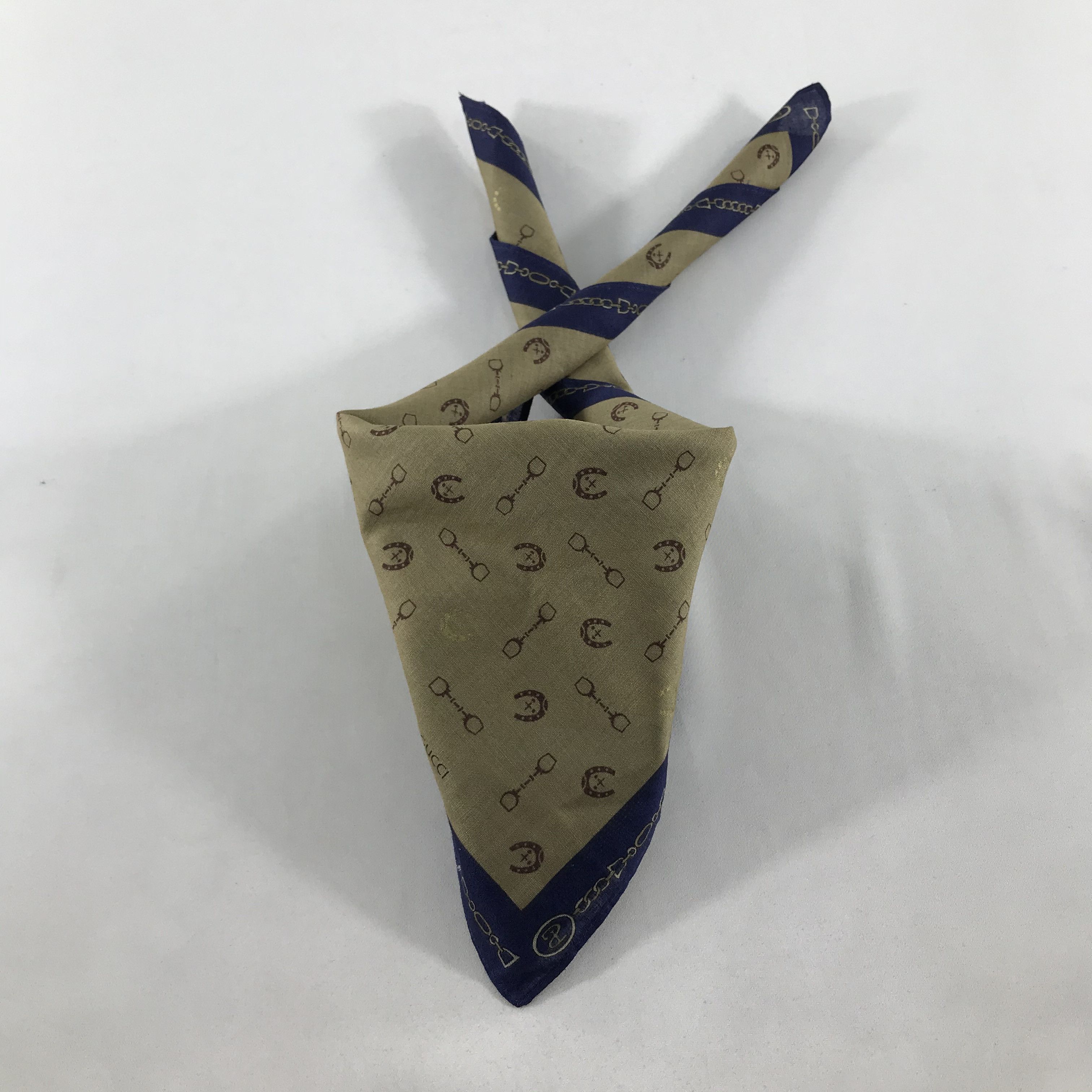 Paolo Gucci Paolo Gucci Handkerchief Neckerchief Bandana H26 Size ONE SIZE - 2 Thumbnail