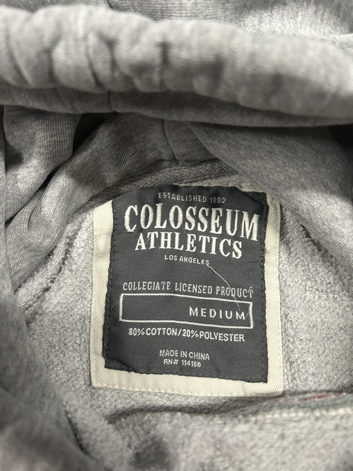 Vintage Crazy Vintage Fade Ohio State University Grey Hoodie Sweater Size US XL / EU 56 / 4 - 3 Thumbnail