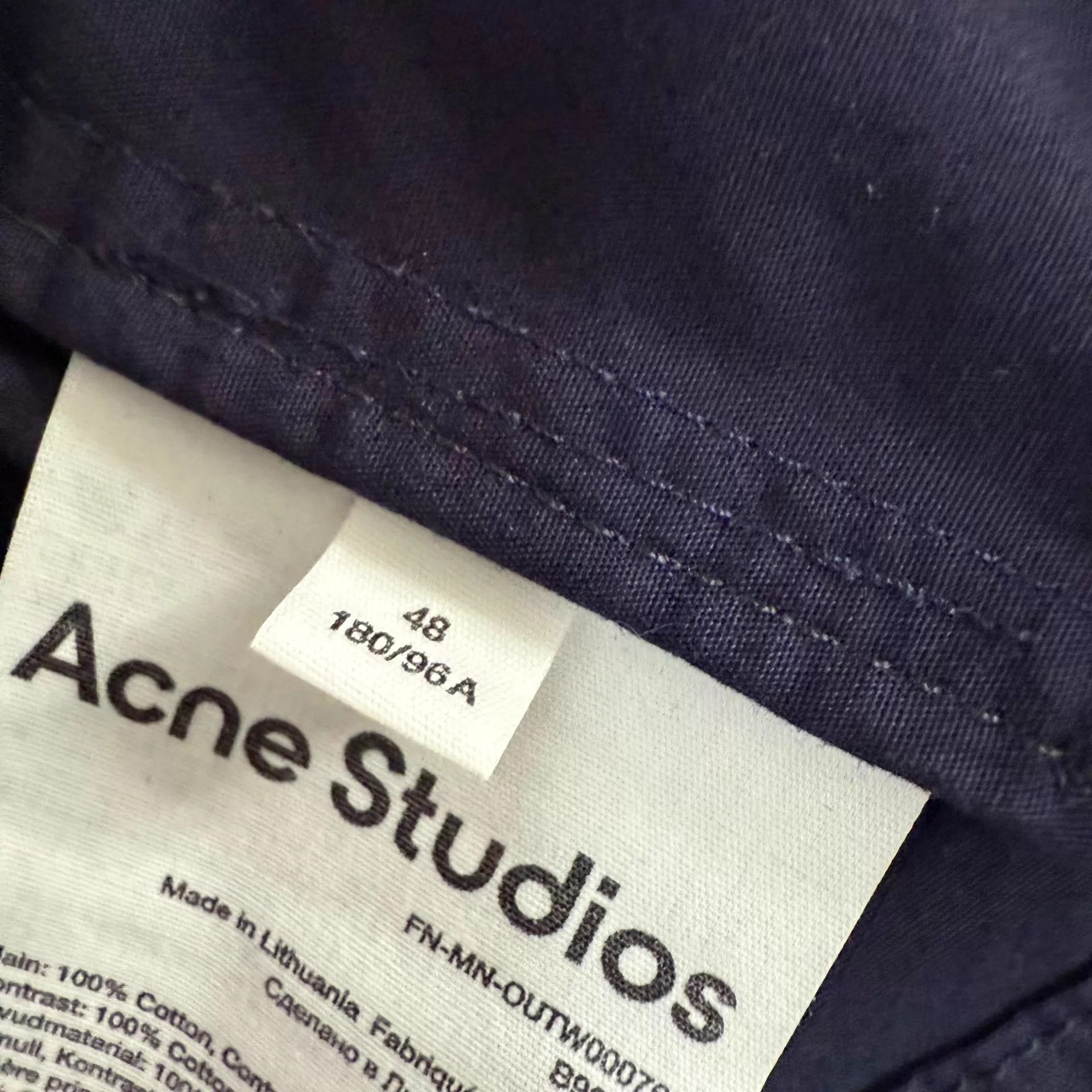 Acne Studios Acne Studios Oversized Work Jacket 48 99 New Size US M / EU 48-50 / 2 - 5 Thumbnail