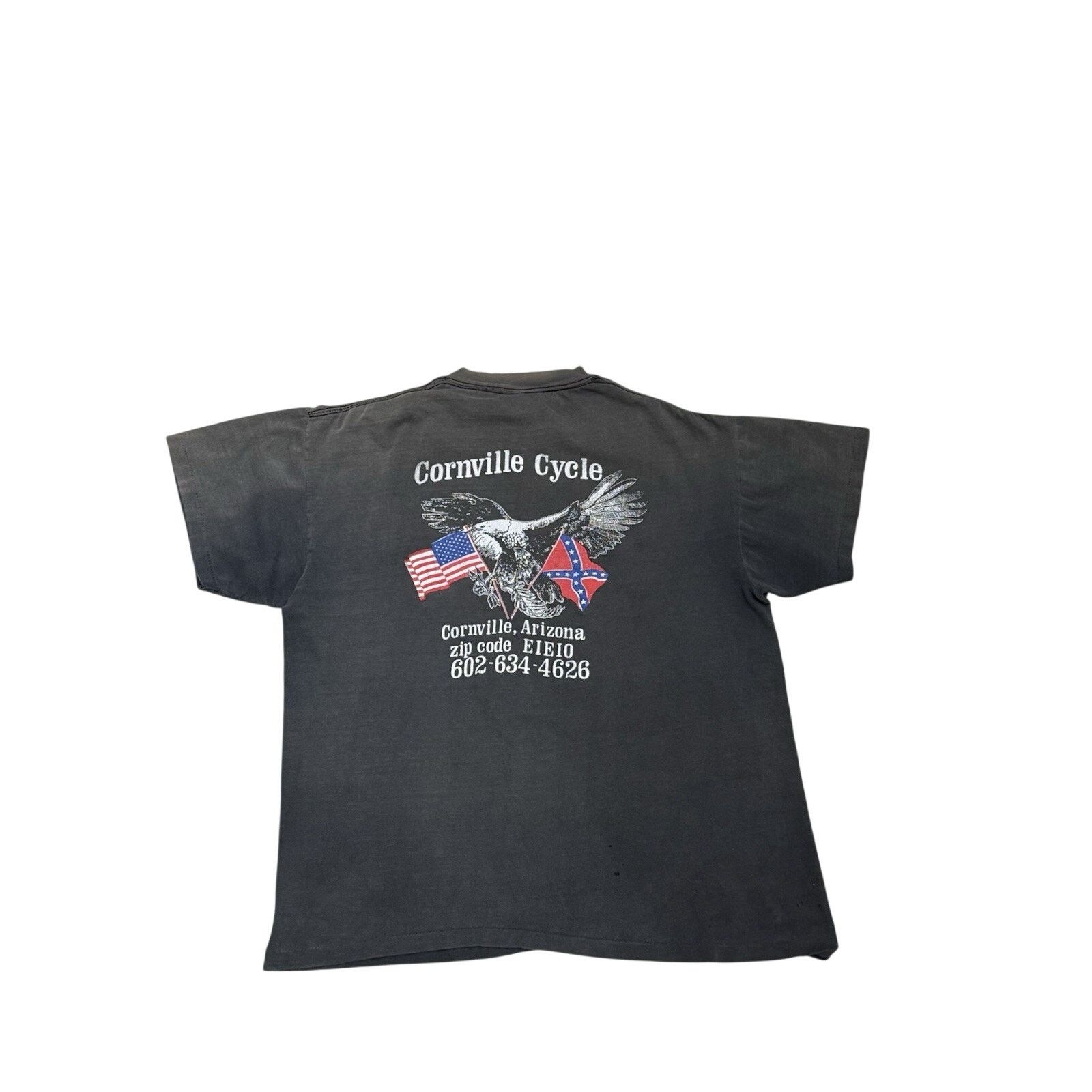 Harley Davidson Harley Davidson Eagle Soars Alone 1980s Single Stitch Size US L / EU 52-54 / 3 - 4 Thumbnail
