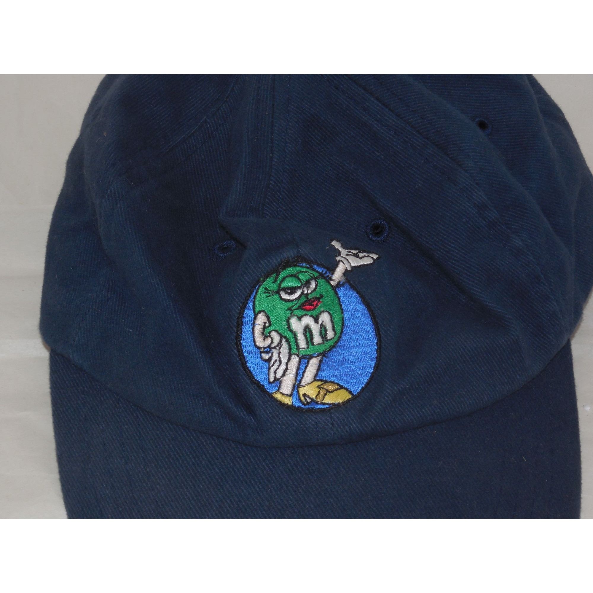 Vintage Vintage M&M Mars Hat Sportcap Adjustable Strap Green Candy A Size ONE SIZE - 5 Thumbnail