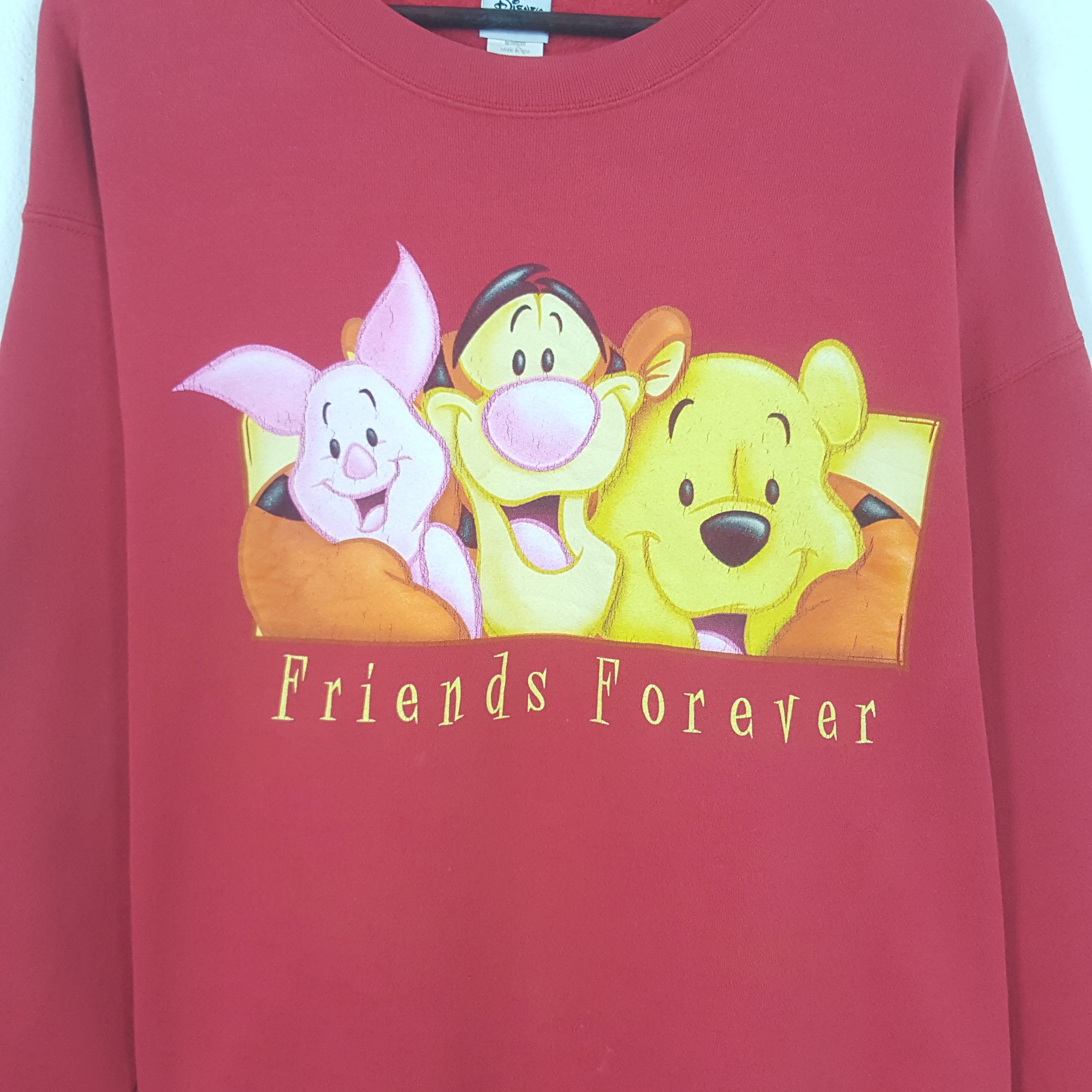 Disney Vintage Disney Friends Forever Sweatshirt Size US XL / EU 56 / 4 - 2 Thumbnail
