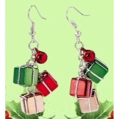 Handmade Christmas Gift Earrings Dangle Hooks New Festive Presents Ho Size ONE SIZE - 1 Thumbnail