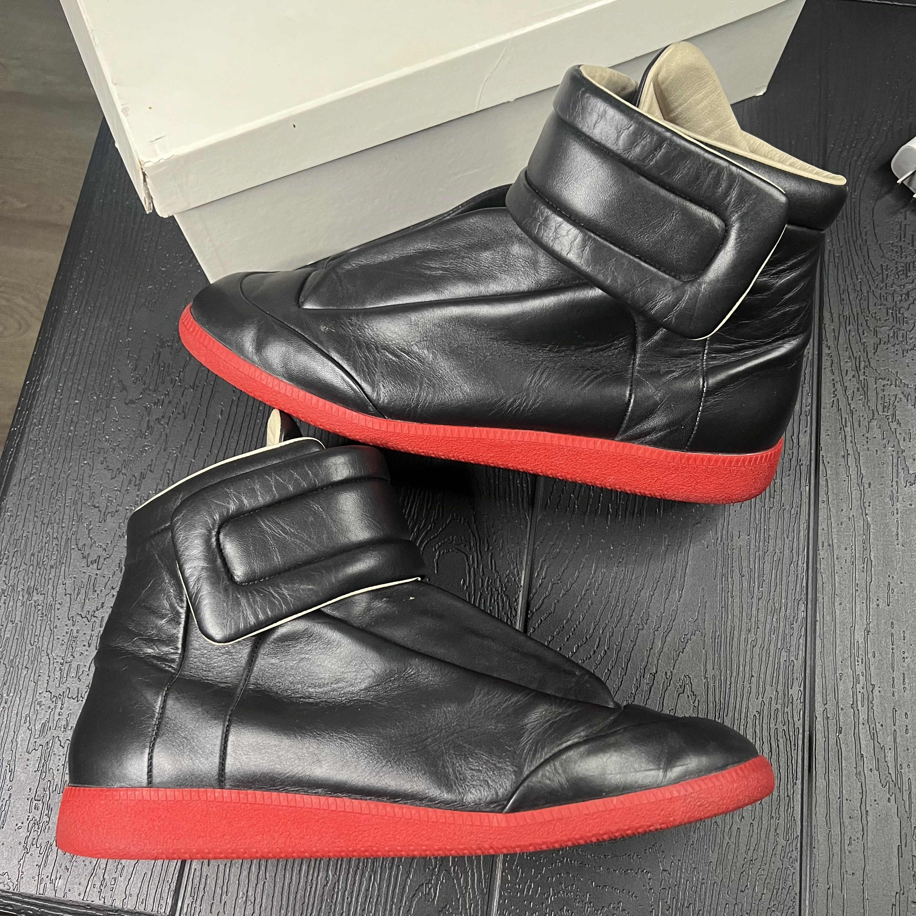 Maison Margiela Maison Margiela Future Black Red Size US 13 / EU 46 - 2 Thumbnail
