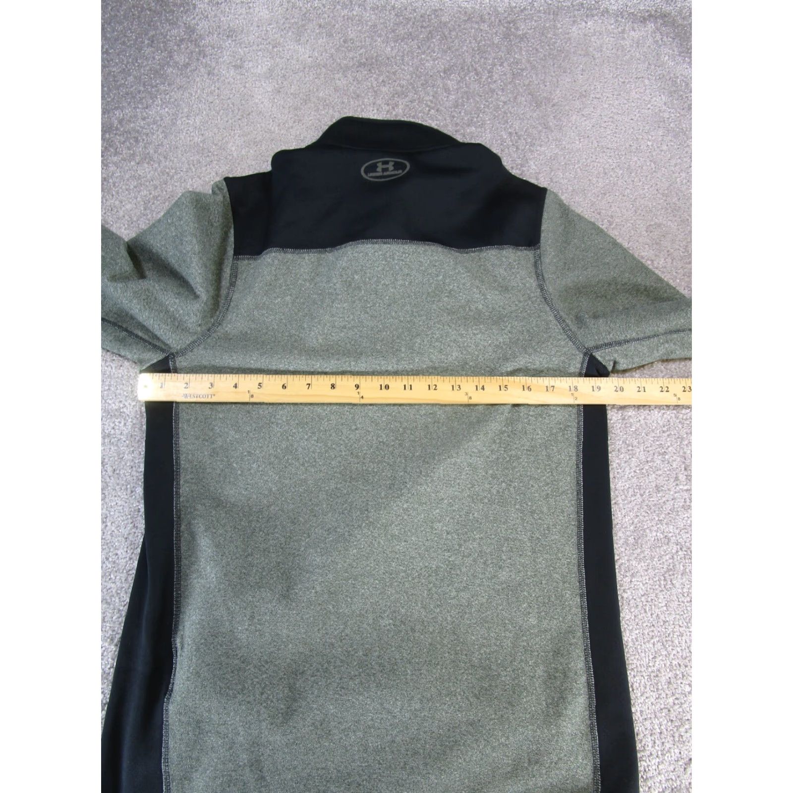 Under Armour UNDER ARMOUR Fleece Sweater Mens Small Black Cold Gear Pullover Zip Mock Neck Size US S / EU 44-46 / 1 - 5 Thumbnail