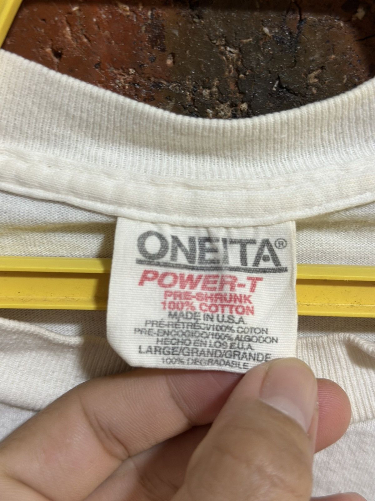 Sears × Vintage Vintage American History Oneita Faded Tee Size US L / EU 52-54 / 3 - 5 Thumbnail