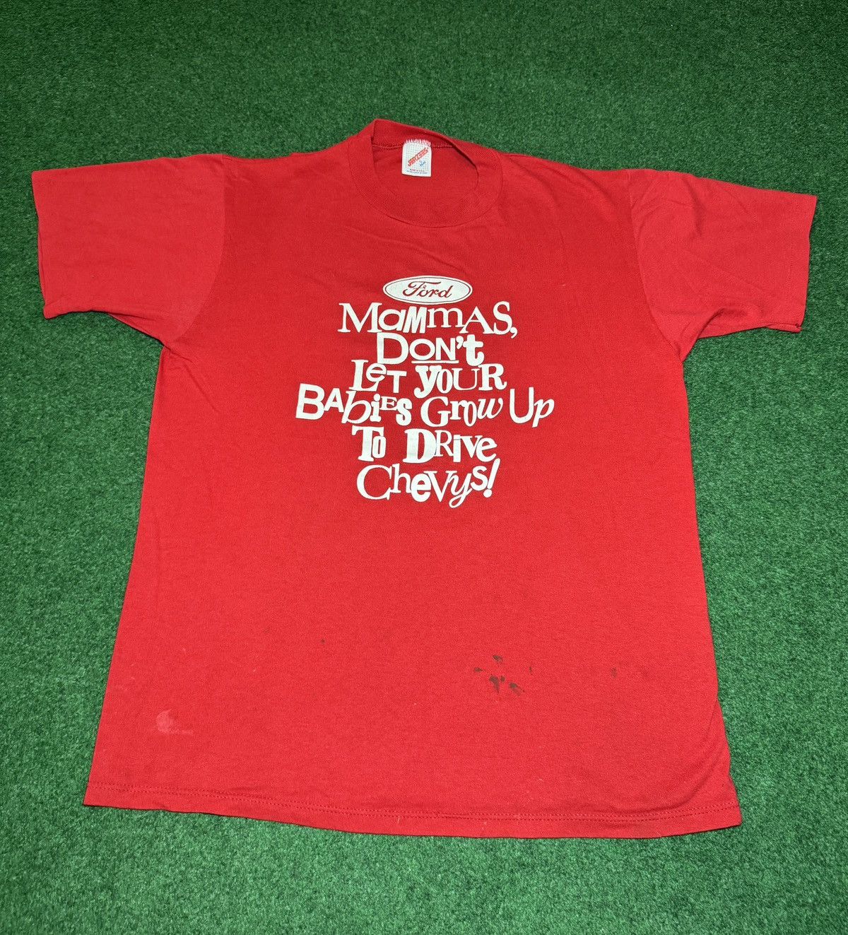 Ford Vintage Ford Moms Don’t Let Her Babies Drive Chevy T Shirt Size US L / EU 52-54 / 3 - 1 Thumbnail