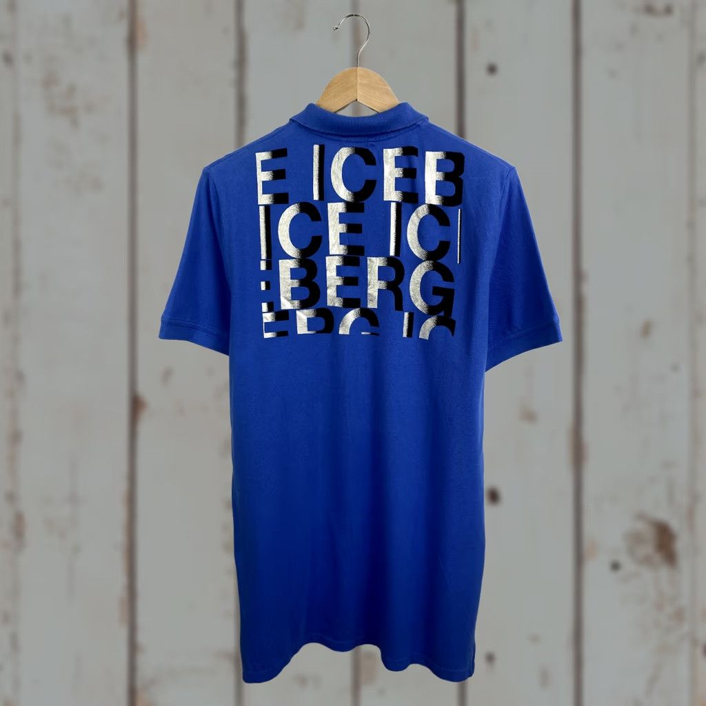 Vintage Vintage Iceberg T-Shirt M Blue 90s Polo rare retro hype Mens Size US M / EU 48-50 / 2 - 1 Thumbnail