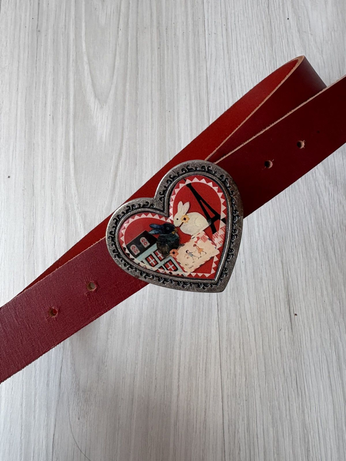 Vintage Y2k leather belt Size ONE SIZE - 3 Thumbnail