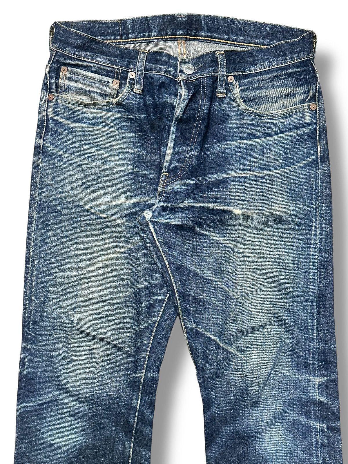 Denime Denime Vintage Selvedge Straight Loose With Faded Wash Size US 32 / EU 48 - 4 Thumbnail